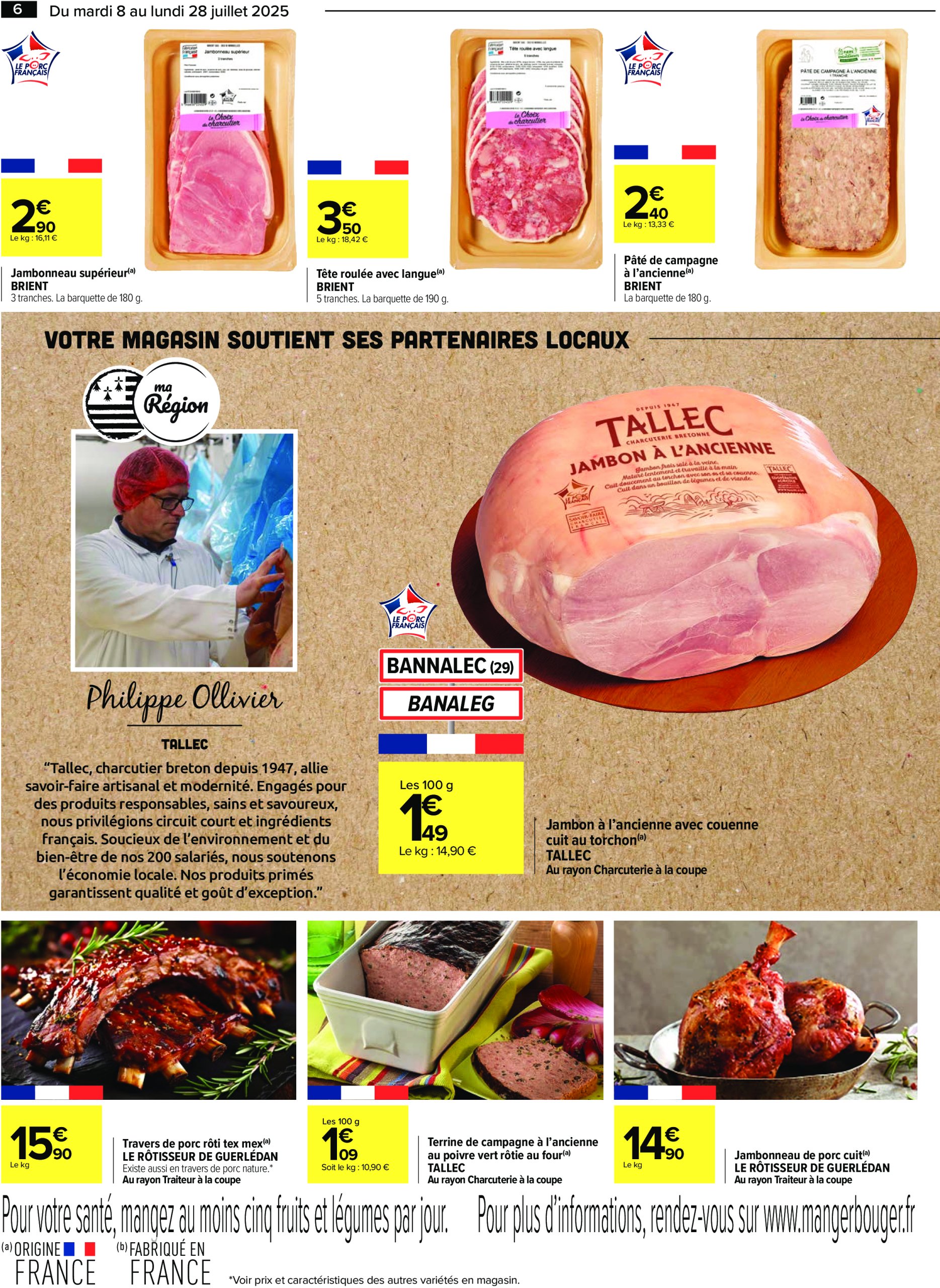 carrefour - Catalogue Carrefour - Le meilleur de ma région Bretagne valable du 08/07 au 28/07 - page: 6 carrefour - Catalogue Carrefour - Le meilleur de ma région Bretagne valable du 08/07 au 28/07 - page: 6
