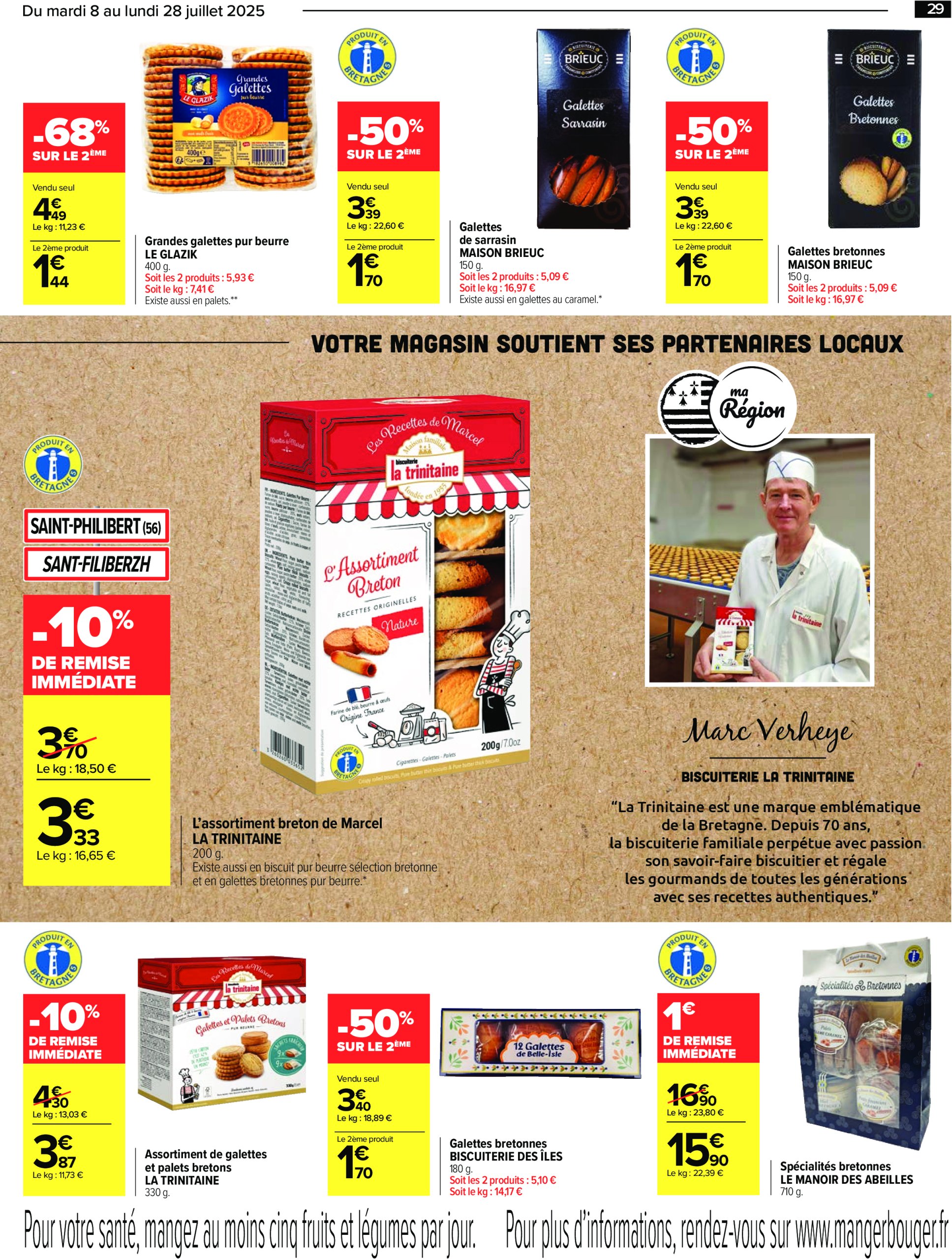 carrefour - Catalogue Carrefour - Le meilleur de ma région Bretagne valable du 08/07 au 28/07 - page: 29 carrefour - Catalogue Carrefour - Le meilleur de ma région Bretagne valable du 08/07 au 28/07 - page: 29