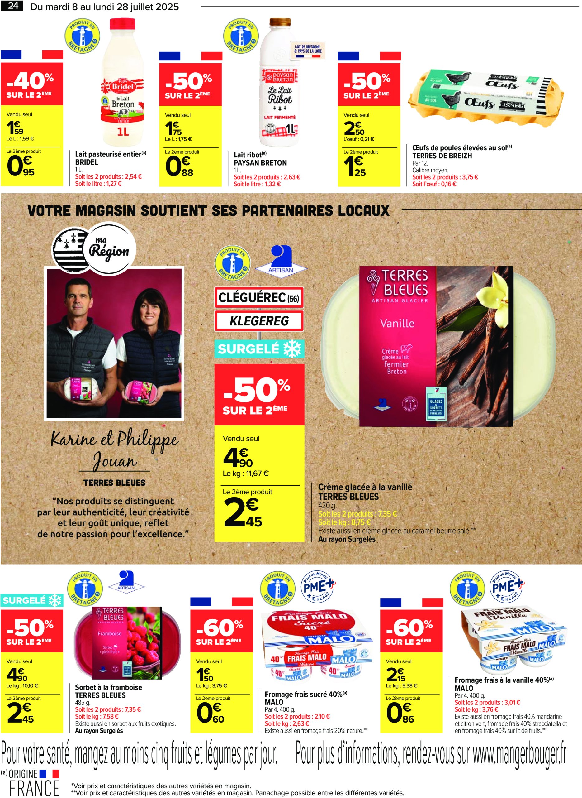 carrefour - Catalogue Carrefour - Le meilleur de ma région Bretagne valable du 08/07 au 28/07 - page: 24 carrefour - Catalogue Carrefour - Le meilleur de ma région Bretagne valable du 08/07 au 28/07 - page: 24