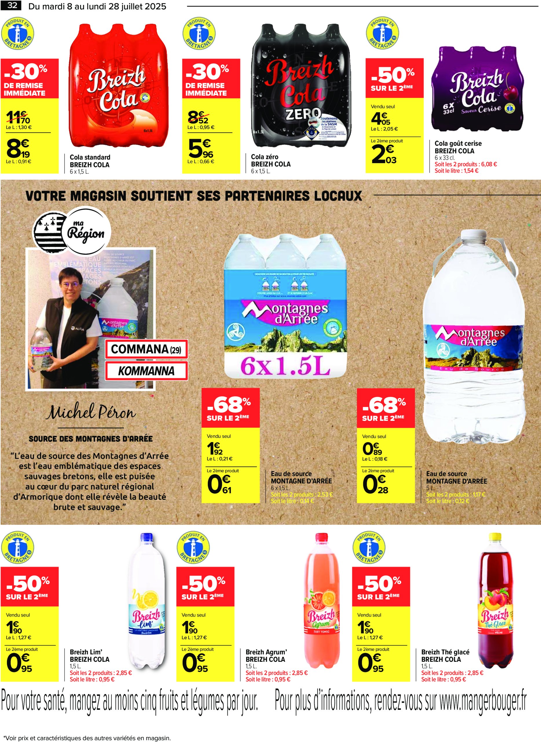 carrefour - Catalogue Carrefour - Le meilleur de ma région Bretagne valable du 08/07 au 28/07 - page: 32 carrefour - Catalogue Carrefour - Le meilleur de ma région Bretagne valable du 08/07 au 28/07 - page: 32