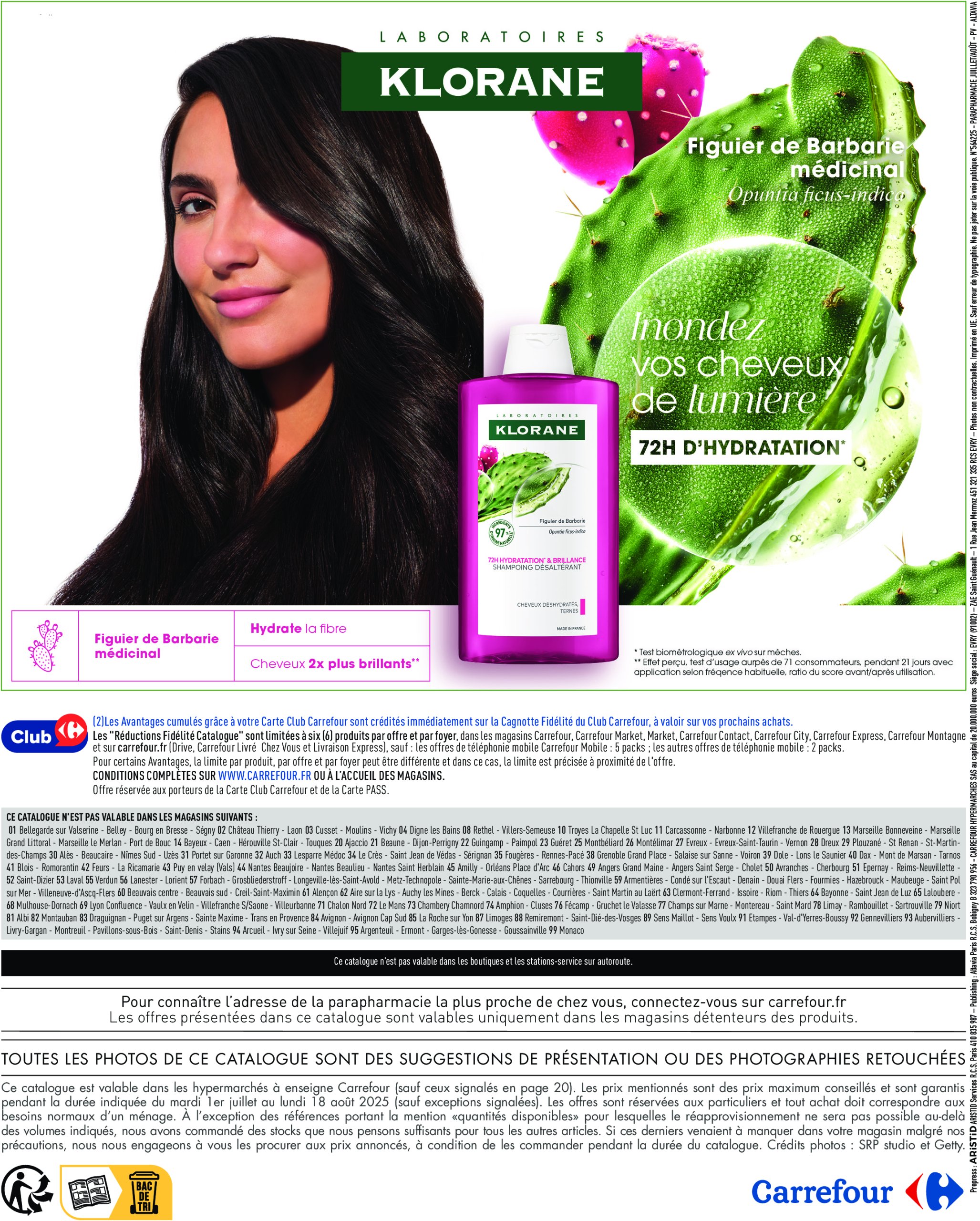 carrefour - Catalogue Carrefour - Parapharmacie valable du 01/07 au 18/08 - page: 2