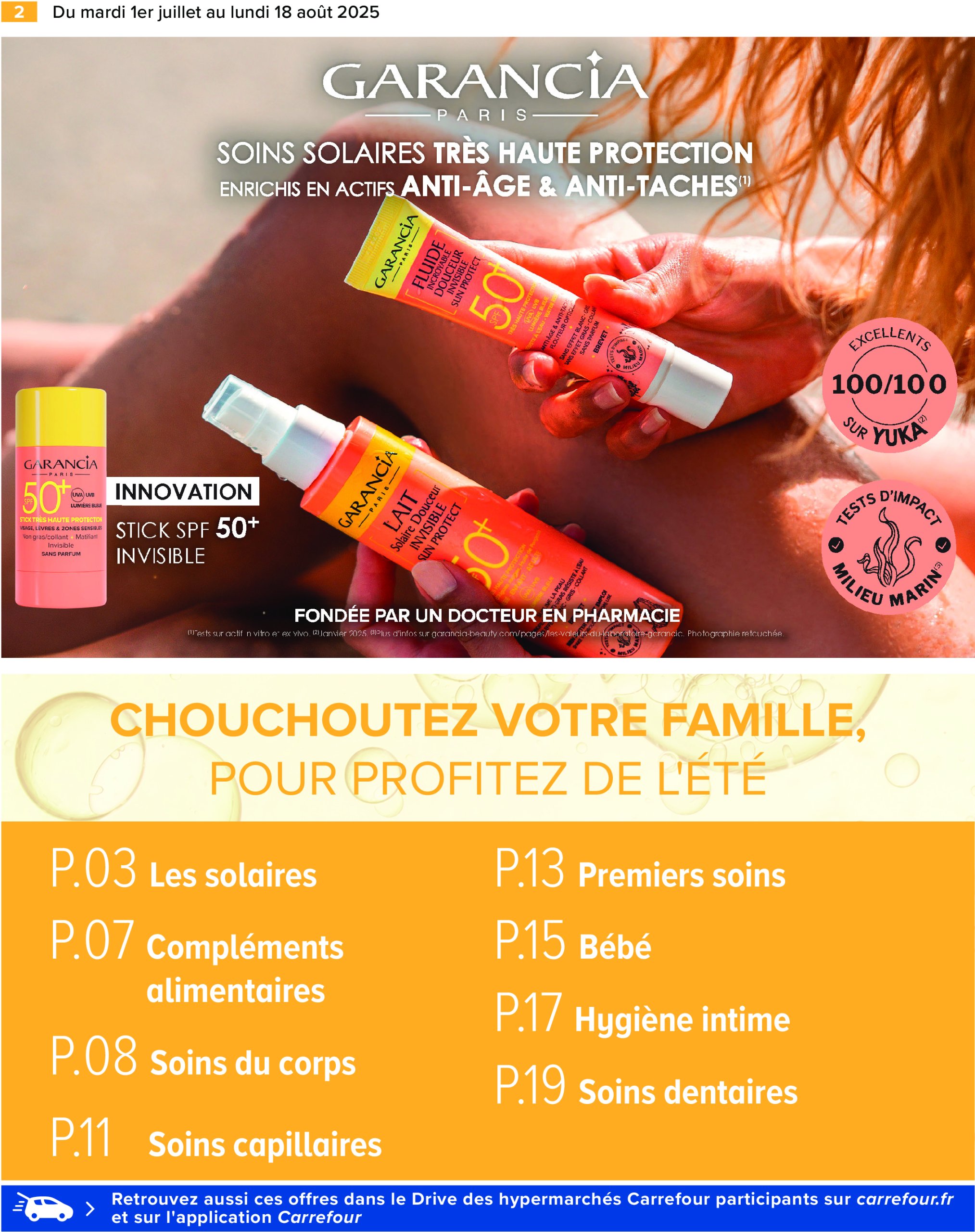carrefour - Catalogue Carrefour - Parapharmacie valable du 01/07 au 18/08 - page: 4