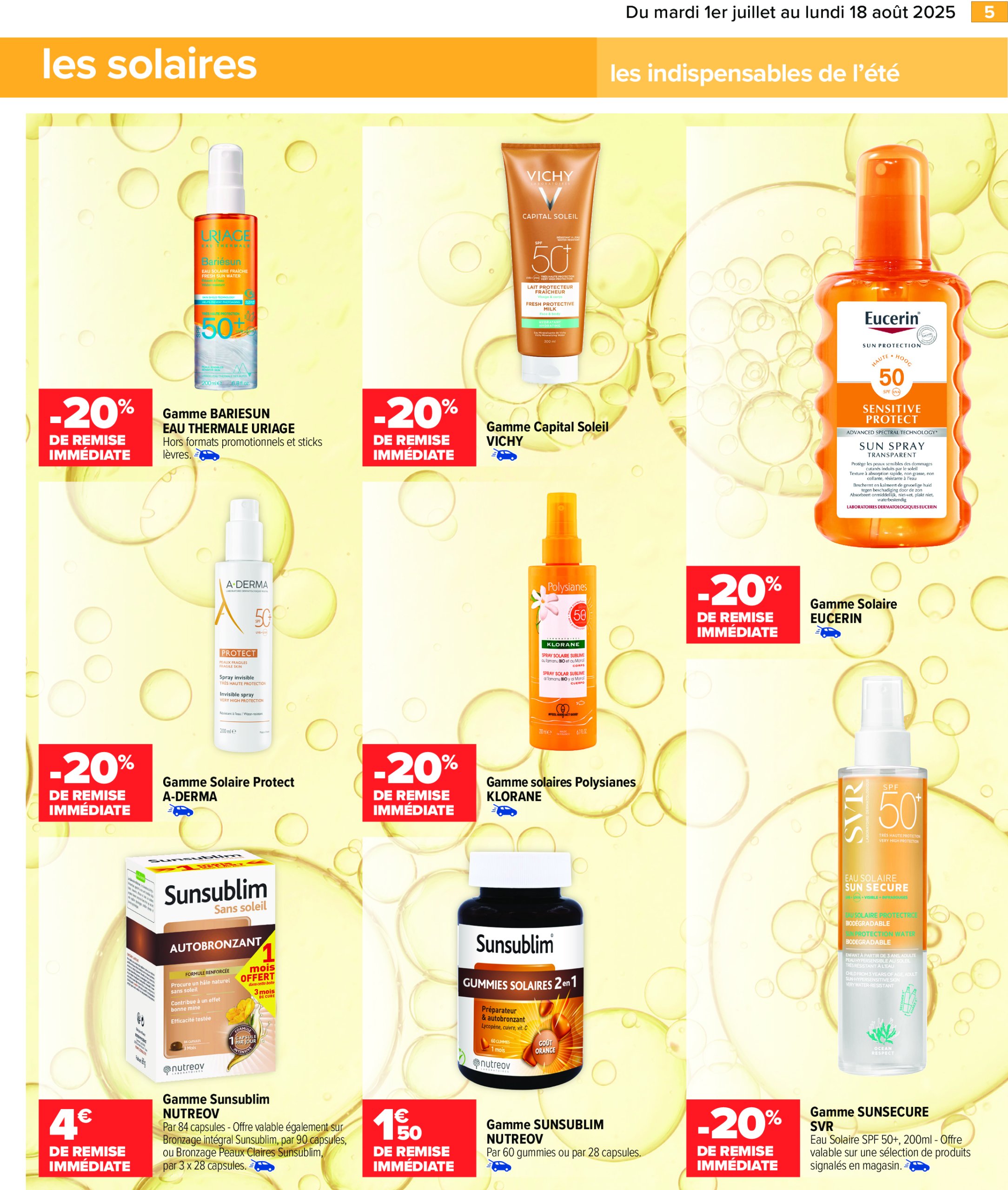 carrefour - Catalogue Carrefour - Parapharmacie valable du 01/07 au 18/08 - page: 7