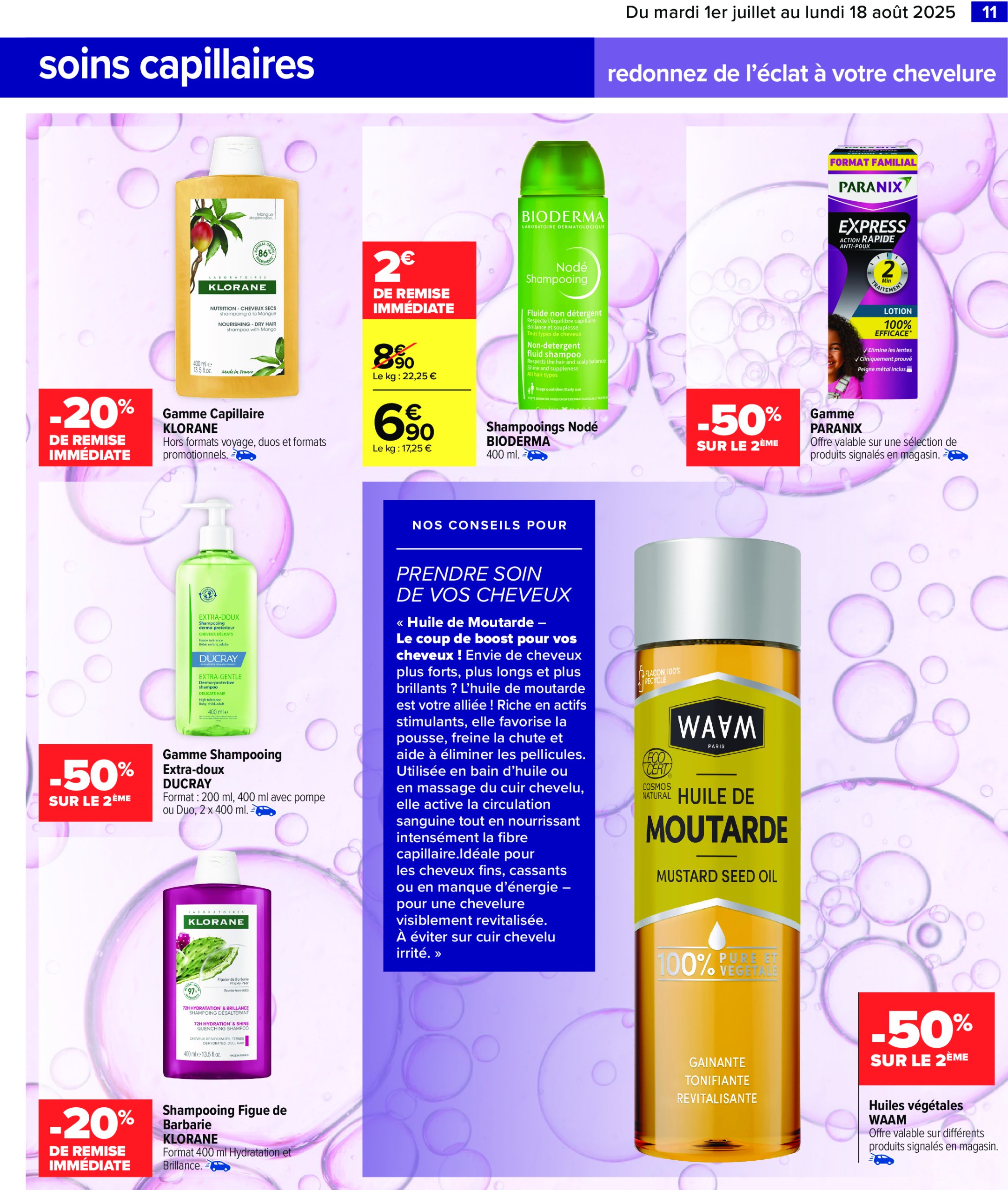 carrefour - Catalogue Carrefour - Parapharmacie valable du 01/07 au 18/08 - page: 13