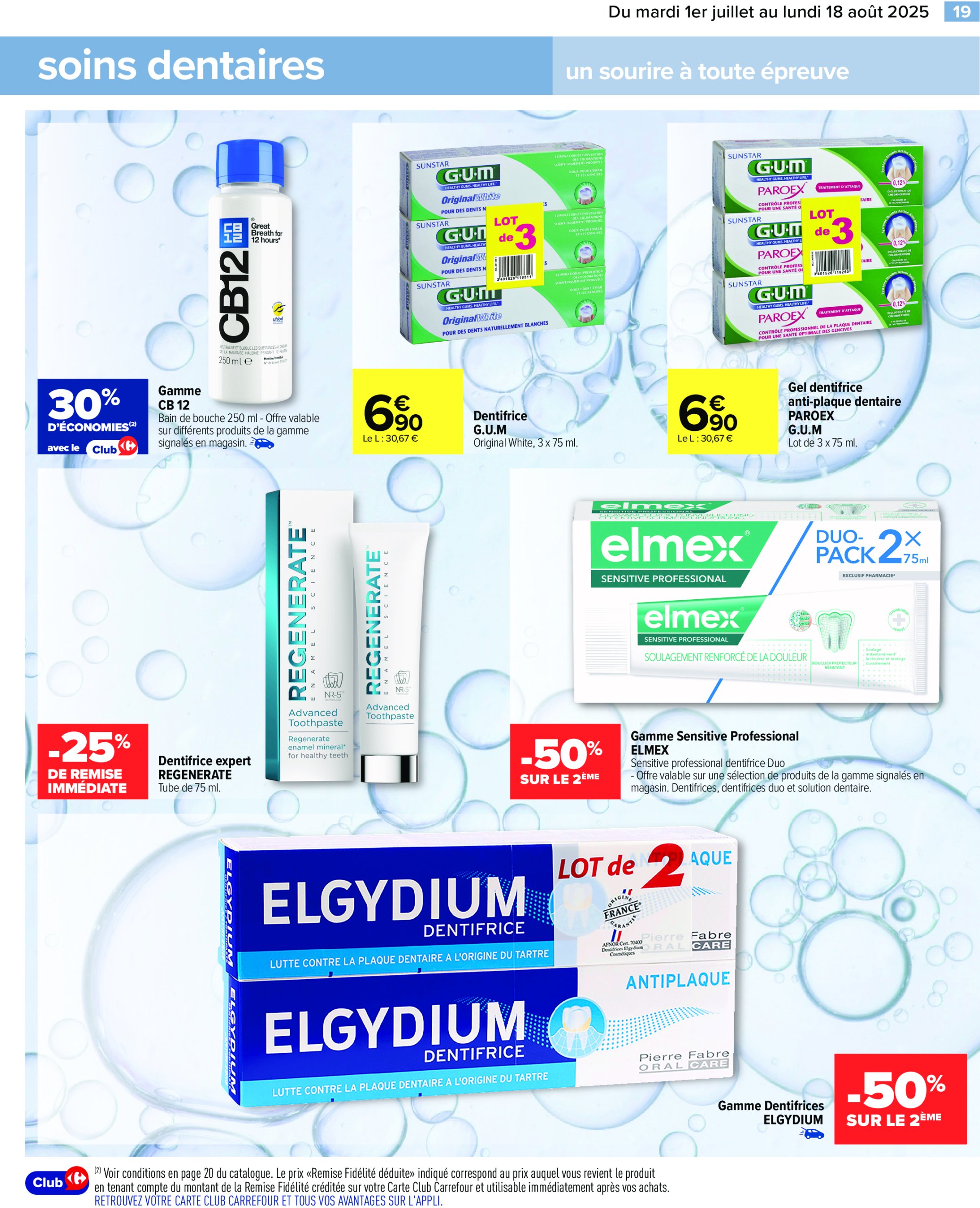 carrefour - Catalogue Carrefour - Parapharmacie valable du 01/07 au 18/08 - page: 21