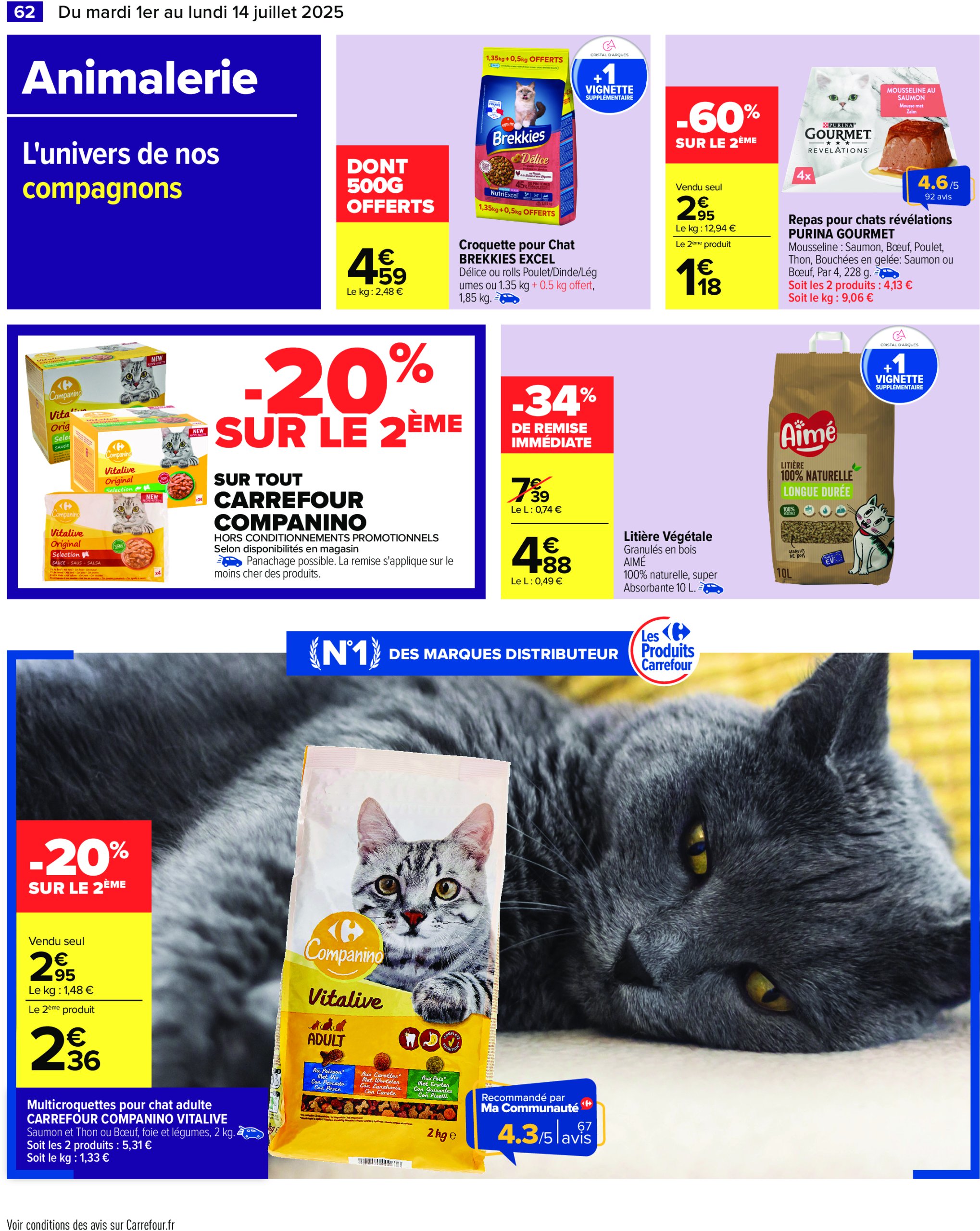carrefour - Catalogue Carrefour valable du 01/07 au 14/07 - page: 64 carrefour - Catalogue Carrefour valable du 01/07 au 14/07 - page: 64