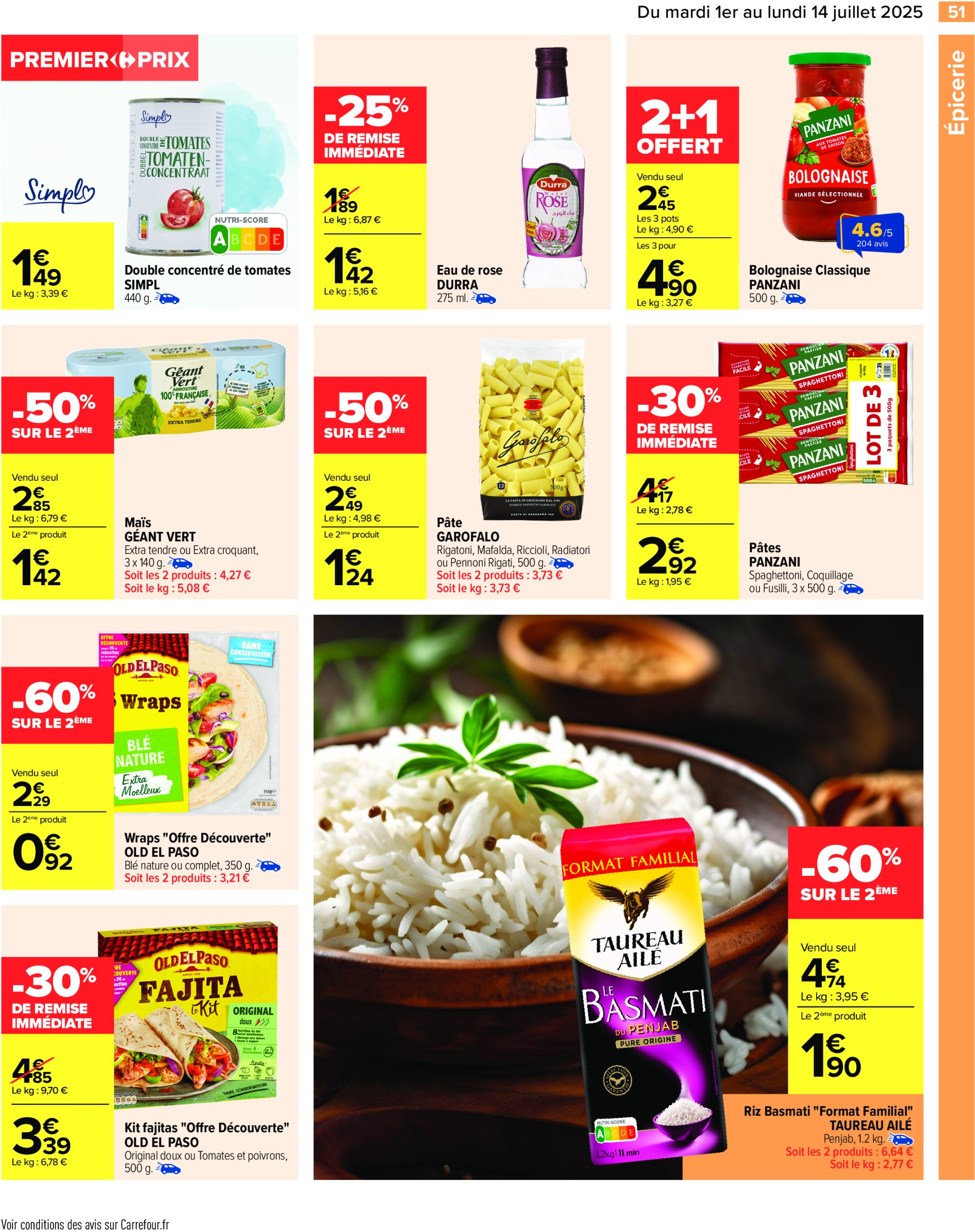 carrefour - Catalogue Carrefour valable du 01/07 au 14/07 - page: 53 carrefour - Catalogue Carrefour valable du 01/07 au 14/07 - page: 53