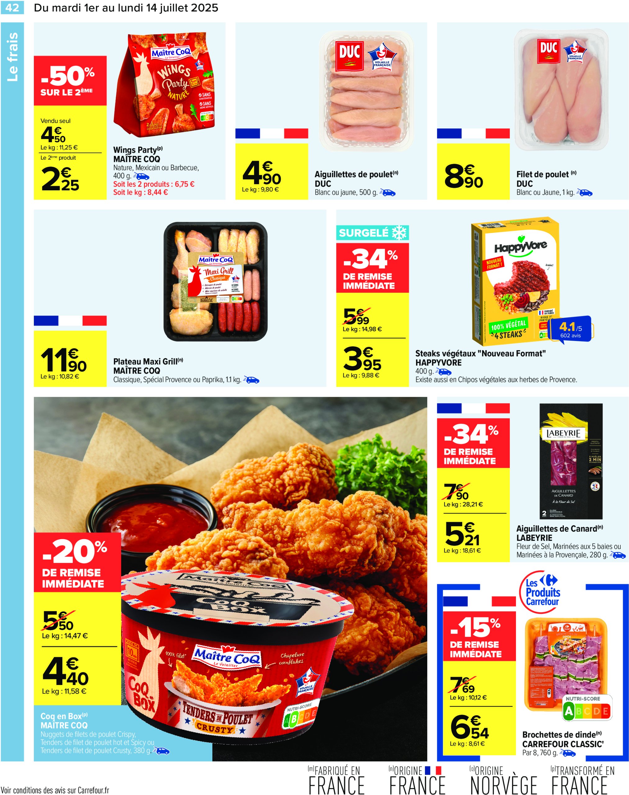 carrefour - Catalogue Carrefour valable du 01/07 au 14/07 - page: 44 carrefour - Catalogue Carrefour valable du 01/07 au 14/07 - page: 44