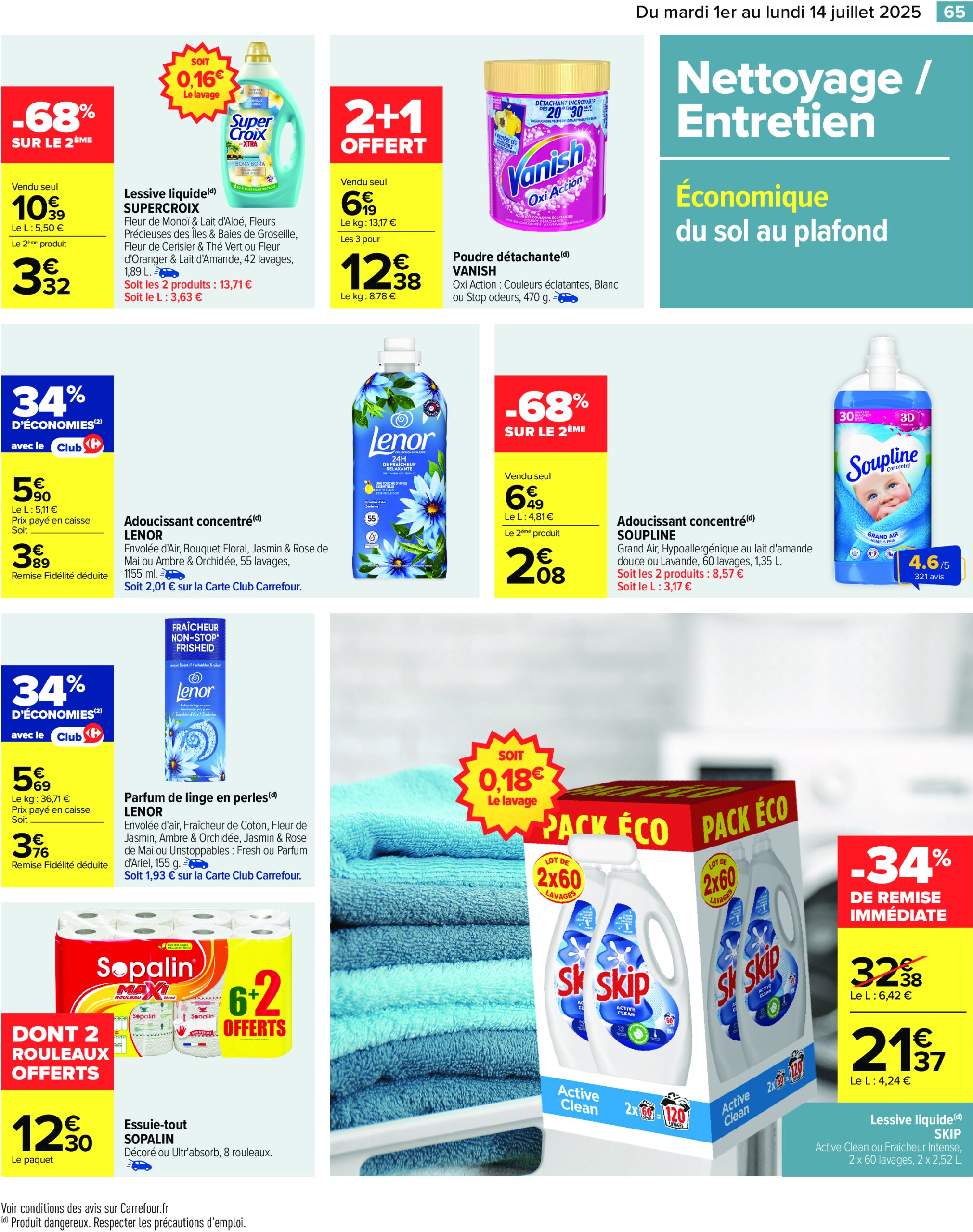 carrefour - Catalogue Carrefour valable du 01/07 au 14/07 - page: 67 carrefour - Catalogue Carrefour valable du 01/07 au 14/07 - page: 67