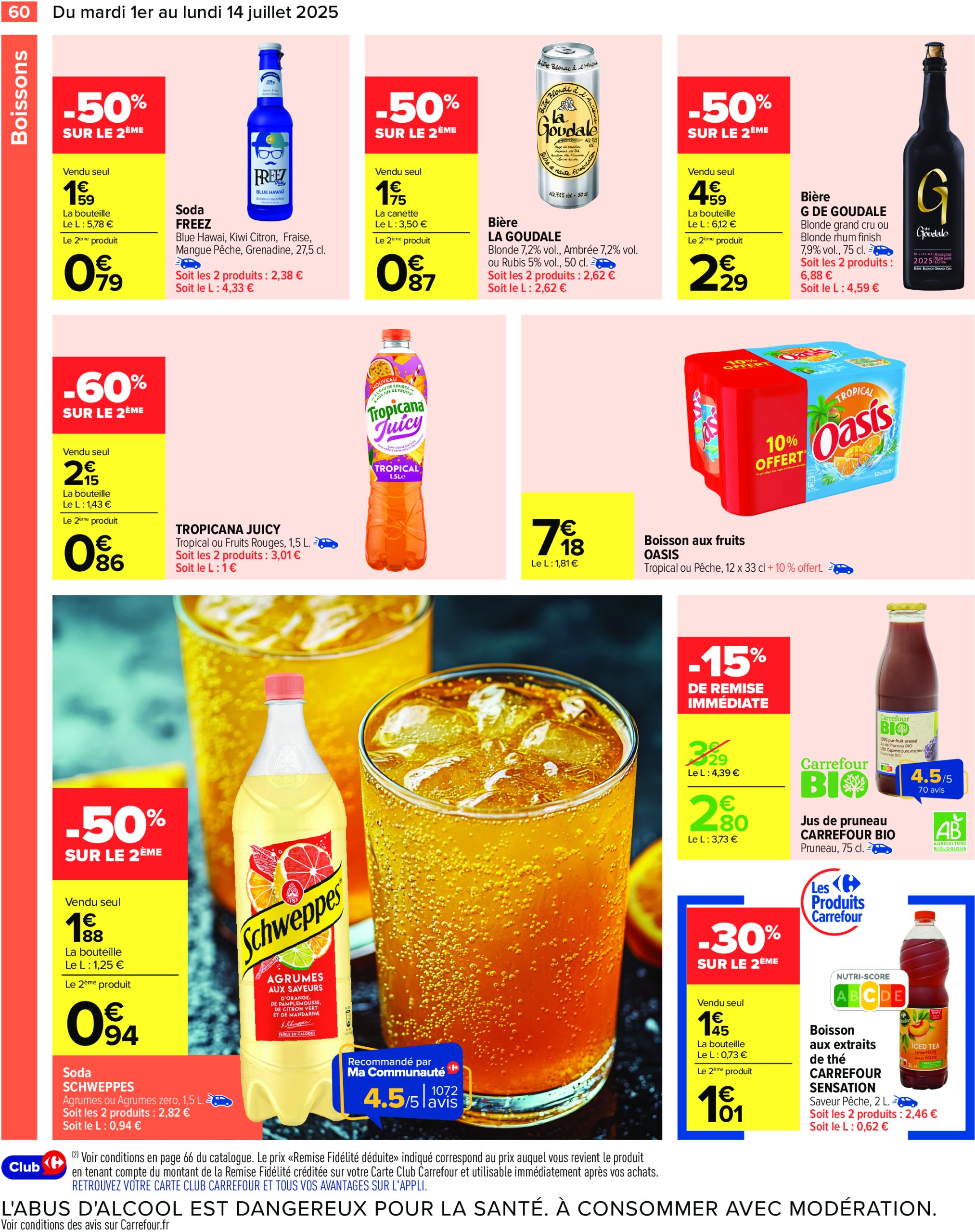 carrefour - Catalogue Carrefour valable du 01/07 au 14/07 - page: 62 carrefour - Catalogue Carrefour valable du 01/07 au 14/07 - page: 62