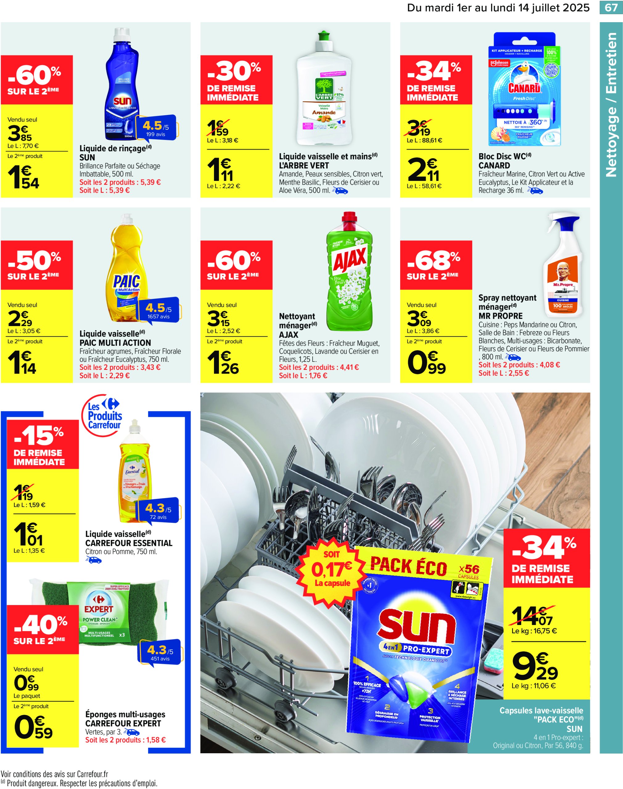 carrefour - Catalogue Carrefour valable du 01/07 au 14/07 - page: 69 carrefour - Catalogue Carrefour valable du 01/07 au 14/07 - page: 69
