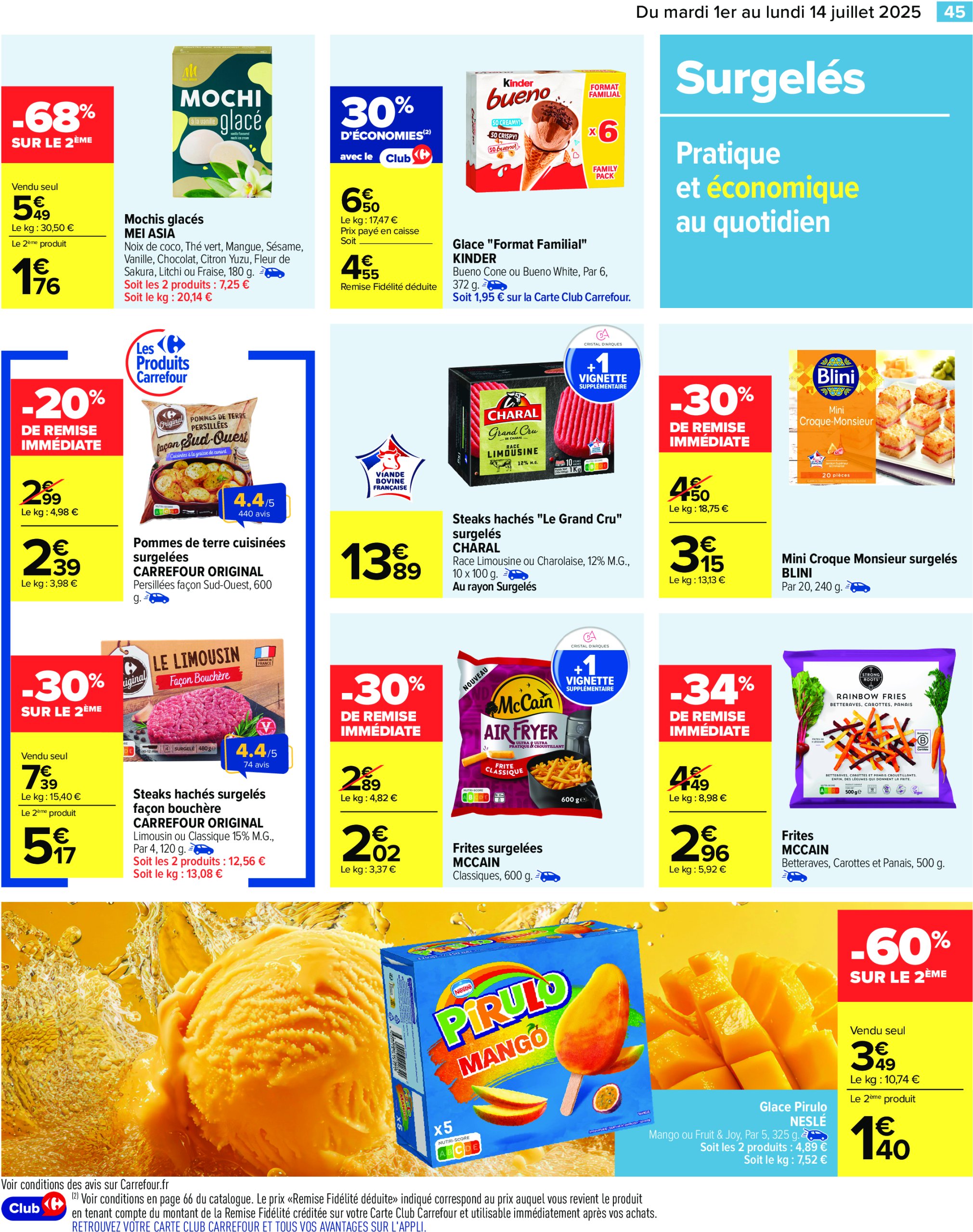 carrefour - Catalogue Carrefour valable du 01/07 au 14/07 - page: 47 carrefour - Catalogue Carrefour valable du 01/07 au 14/07 - page: 47