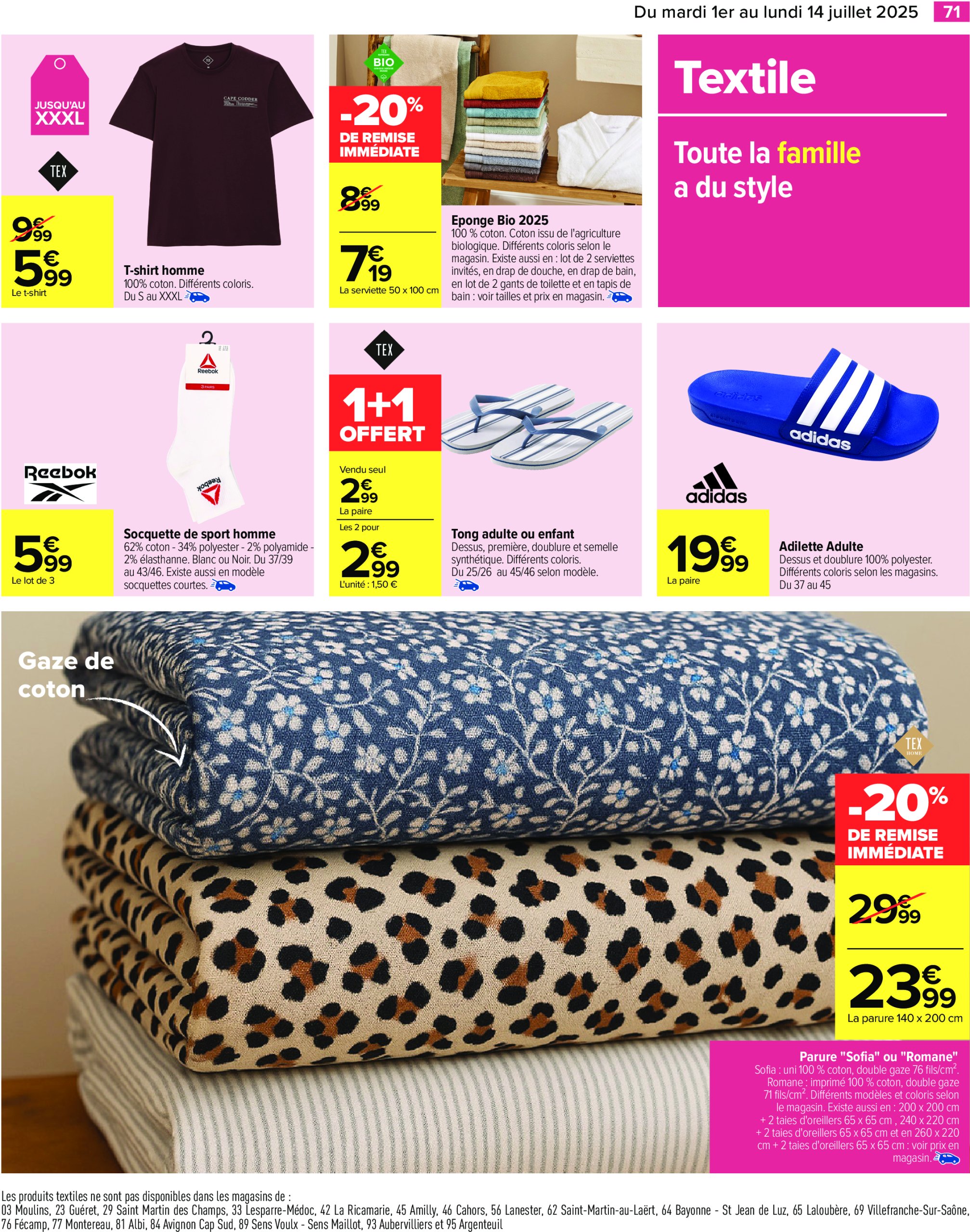carrefour - Catalogue Carrefour valable du 01/07 au 14/07 - page: 73 carrefour - Catalogue Carrefour valable du 01/07 au 14/07 - page: 73