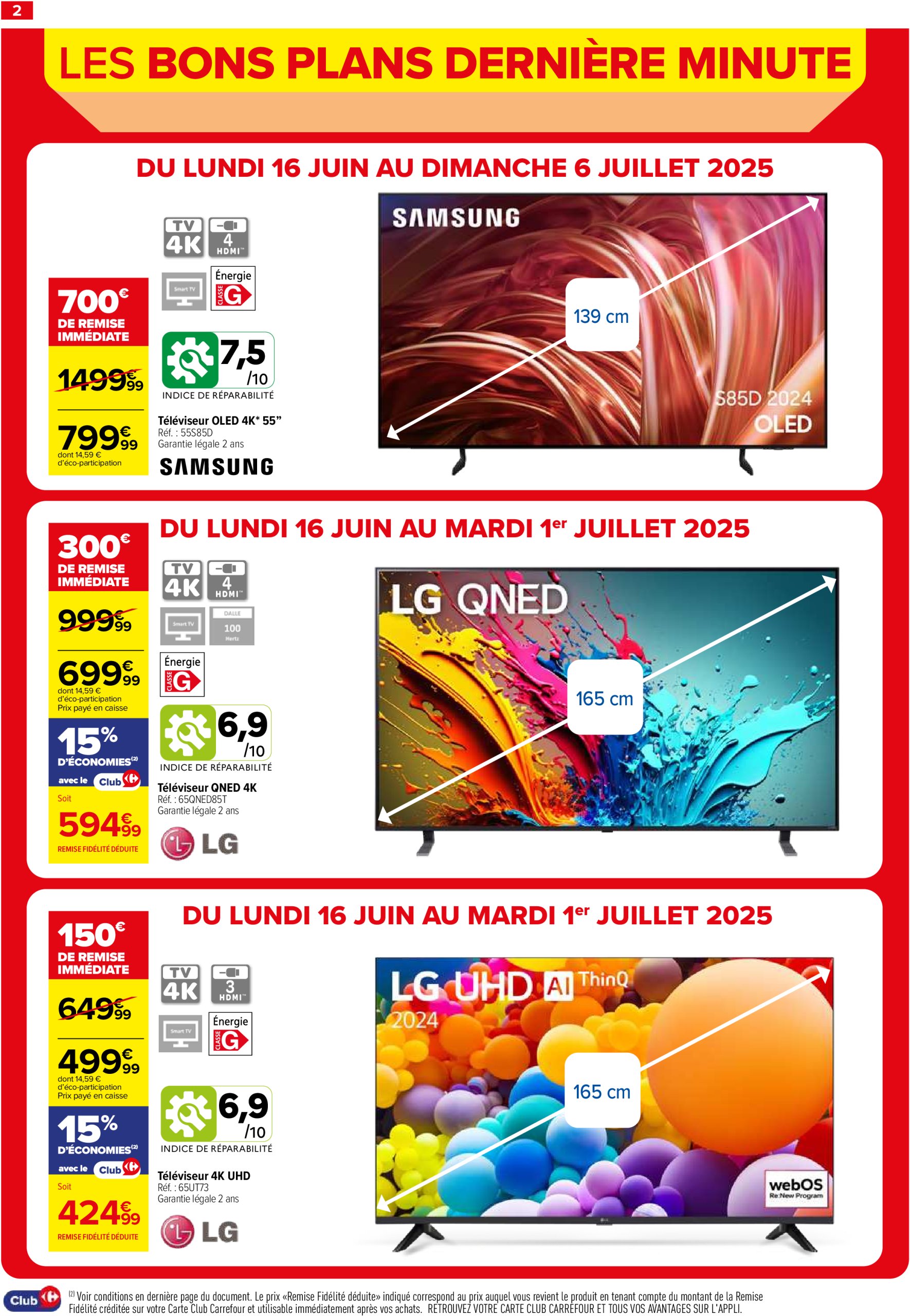 carrefour - Catalogue Carrefour - Les Bons Plans Derniére Minute valable du 16/06 au 22/07 - page: 2