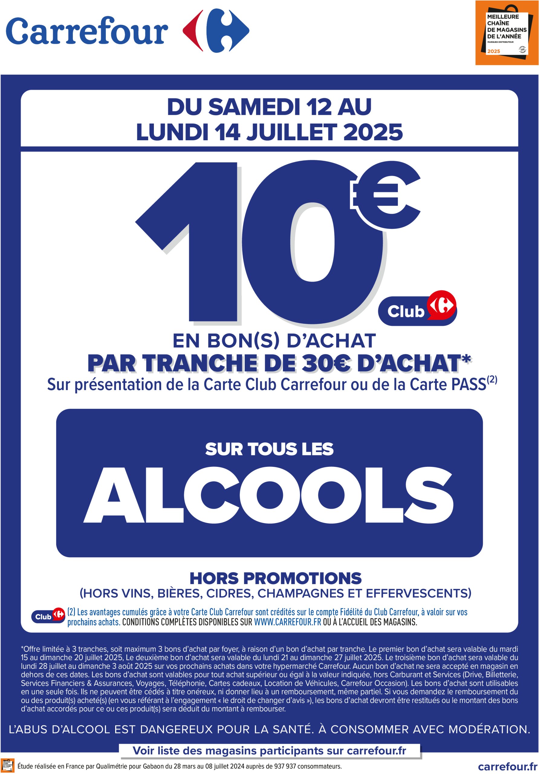 carrefour - Catalogue Carrefour - Alcools valable du 12/07 au 14/07