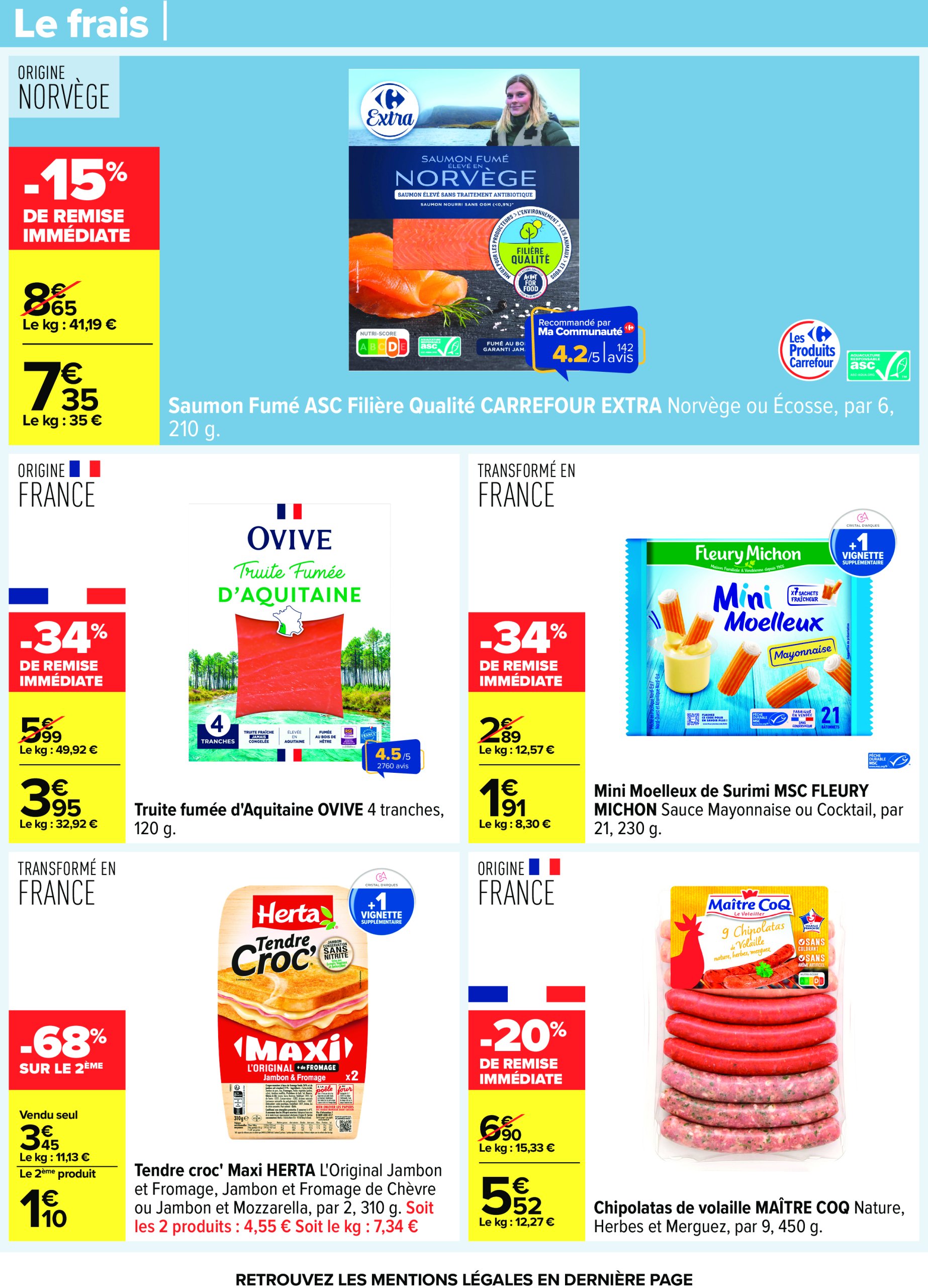 carrefour - Catalogue Carrefour valable du 22/07 au 04/08 - page: 42 carrefour - Catalogue Carrefour valable du 22/07 au 04/08 - page: 42