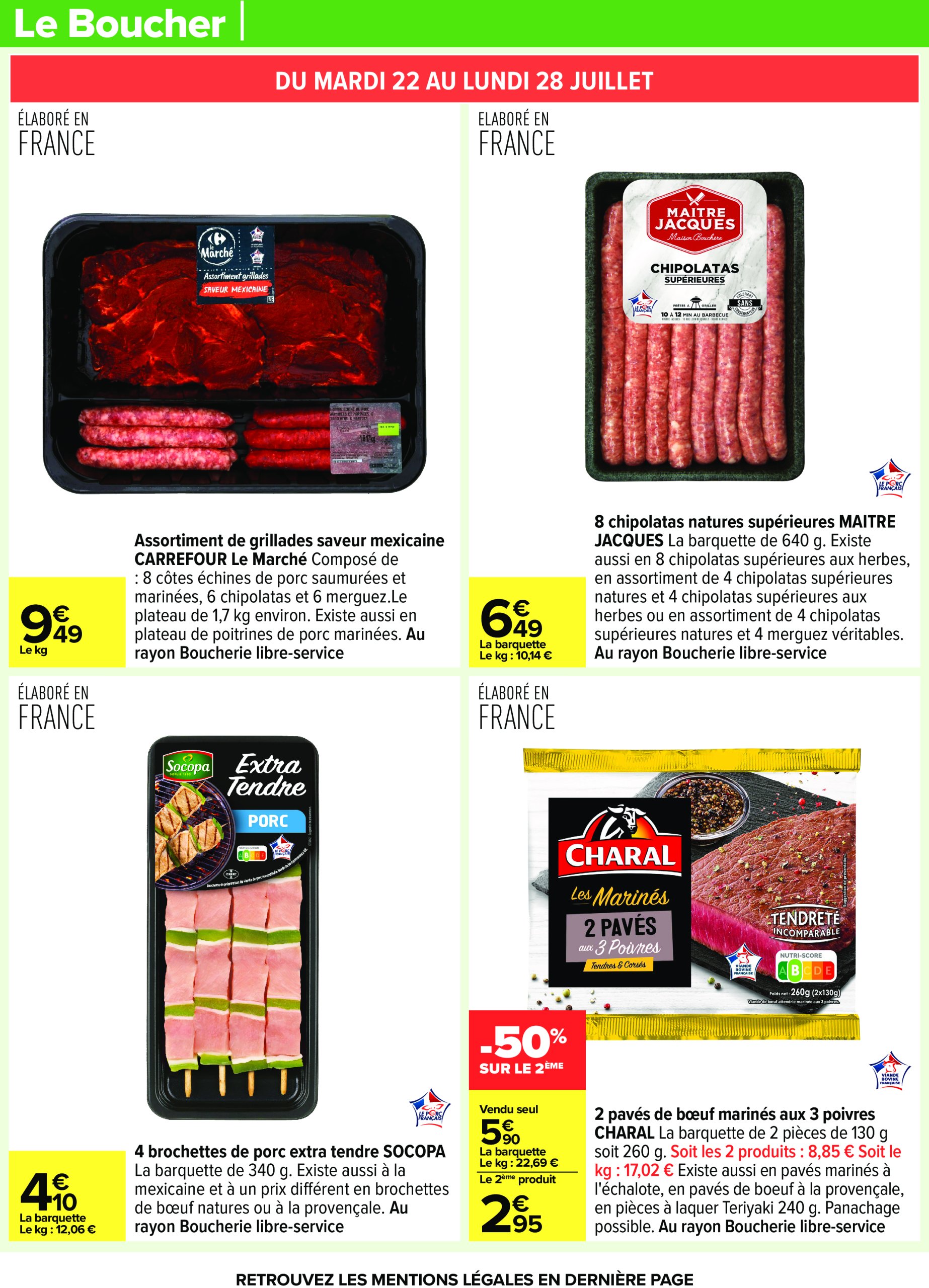 carrefour - Catalogue Carrefour valable du 22/07 au 04/08 - page: 14 carrefour - Catalogue Carrefour valable du 22/07 au 04/08 - page: 14