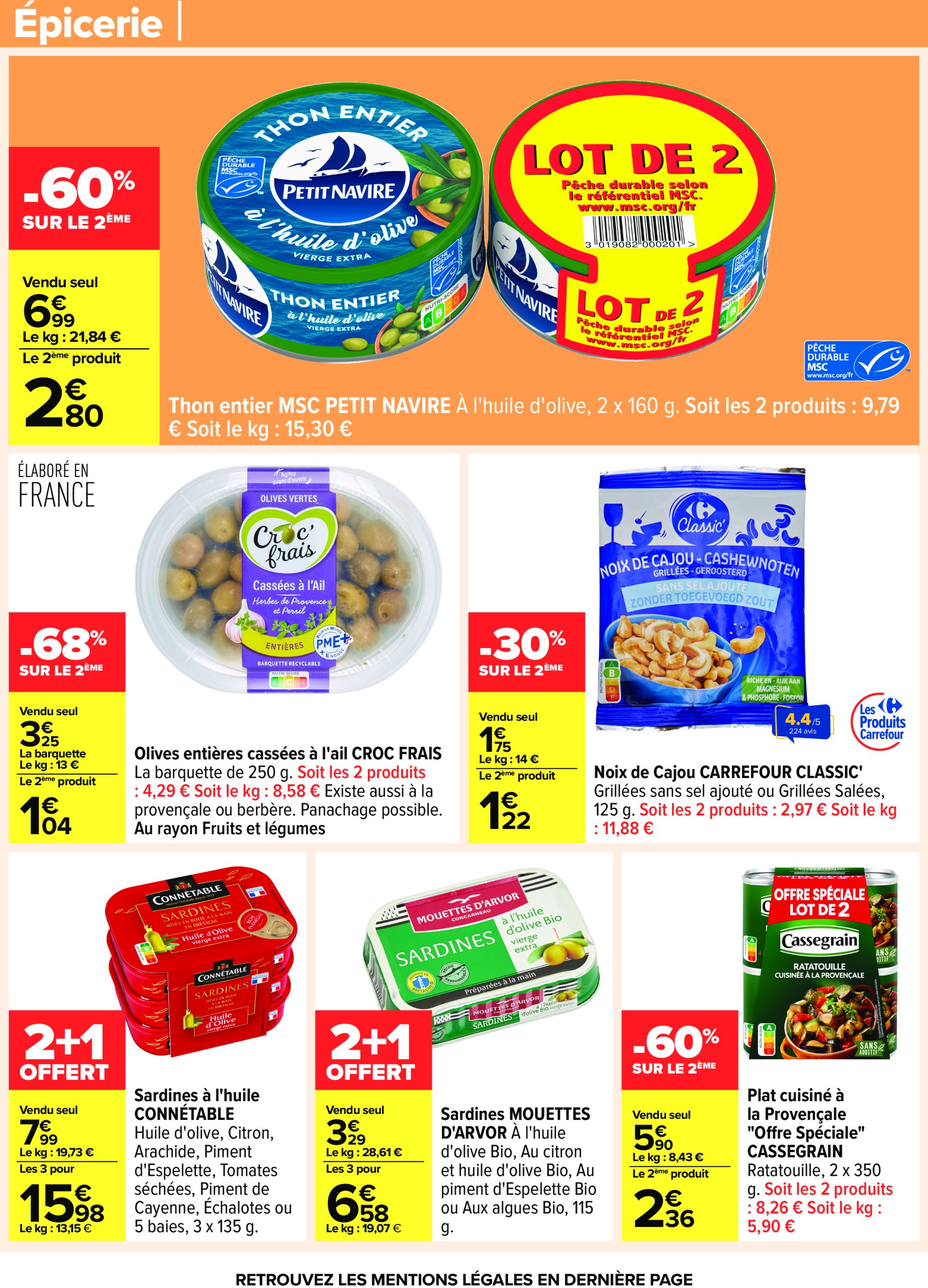 carrefour - Catalogue Carrefour valable du 22/07 au 04/08 - page: 50 carrefour - Catalogue Carrefour valable du 22/07 au 04/08 - page: 50