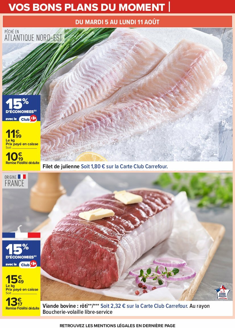 carrefour - Catalogue Carrefour valable du 05/08 au 18/08 - page: 22