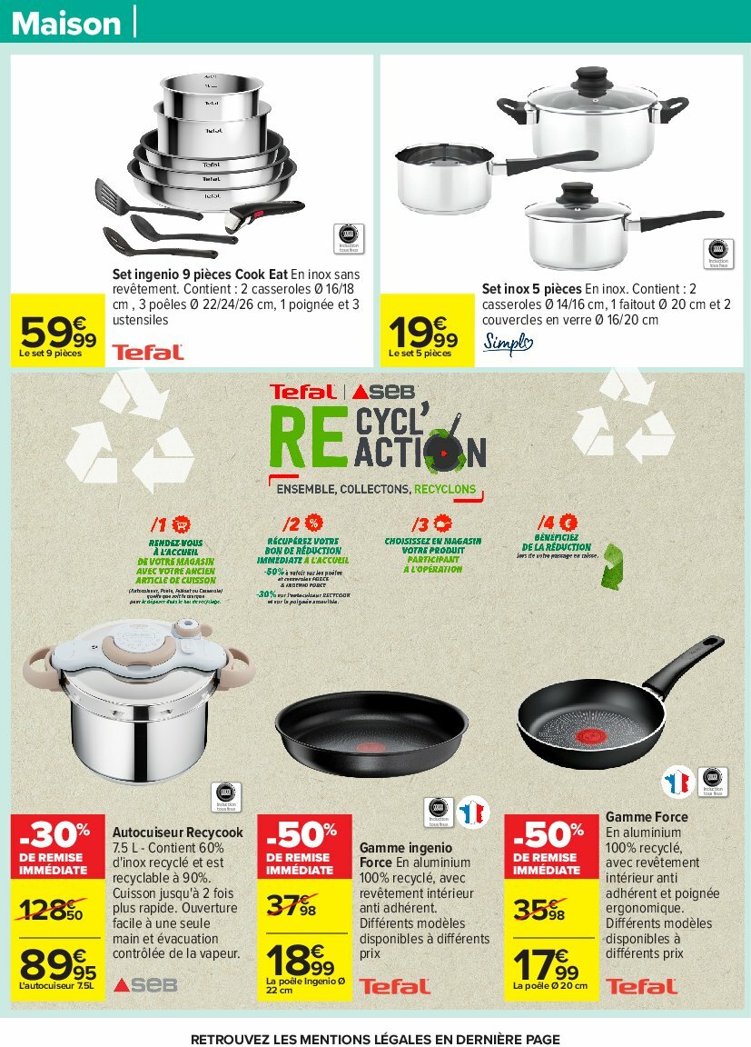 carrefour - Catalogue Carrefour valable du 05/08 au 18/08 - page: 46