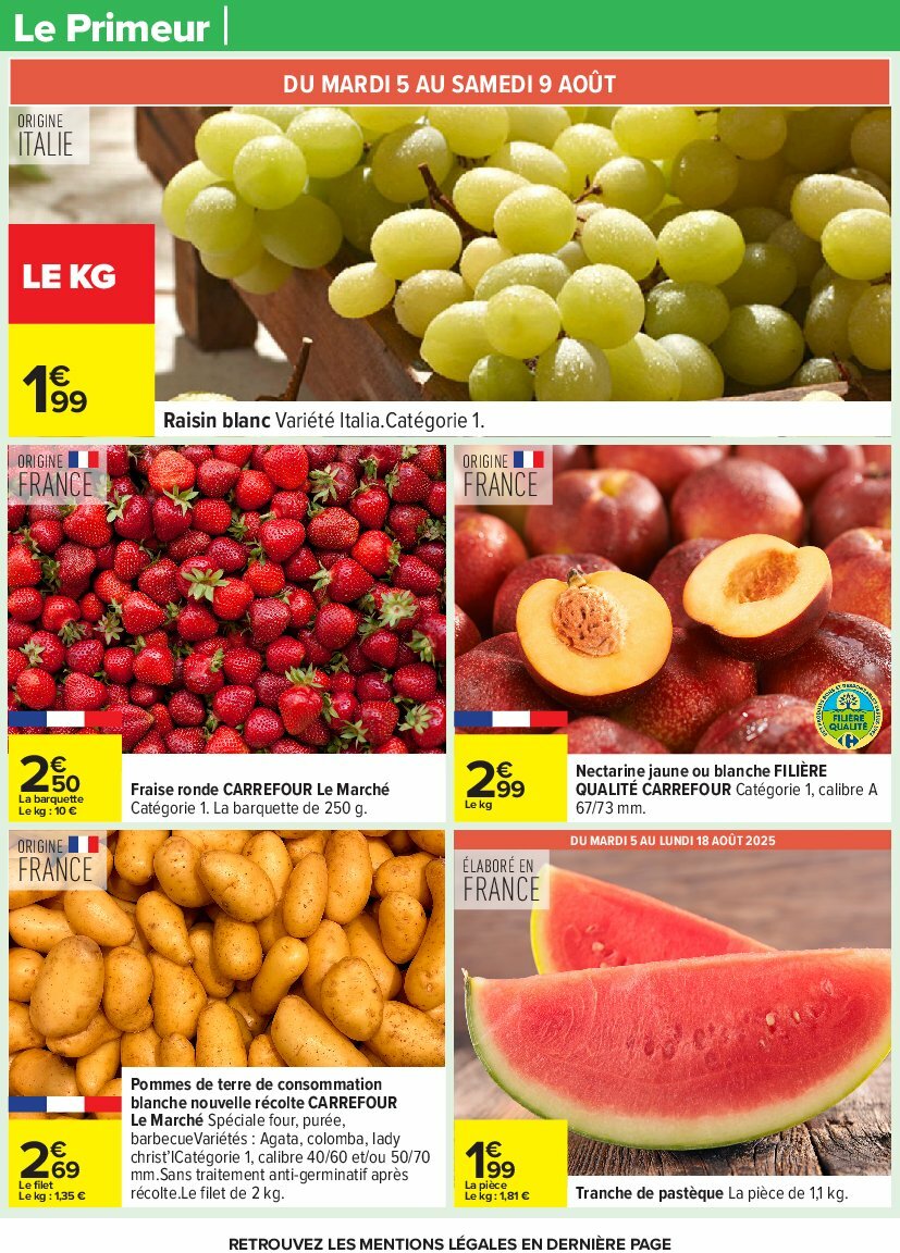 carrefour - Catalogue Carrefour valable du 05/08 au 18/08 - page: 27