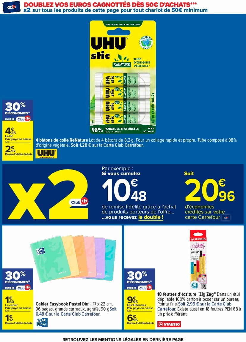 carrefour - Catalogue Carrefour valable du 05/08 au 18/08 - page: 50