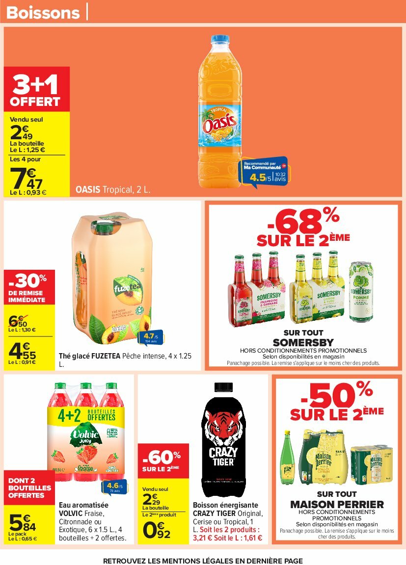 carrefour - Catalogue Carrefour valable du 05/08 au 18/08 - page: 39