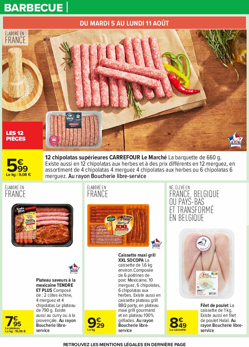 carrefour - Catalogue Carrefour valable du 05/08 au 18/08 - page: 10