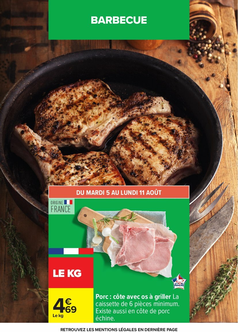 carrefour - Catalogue Carrefour valable du 05/08 au 18/08 - page: 4