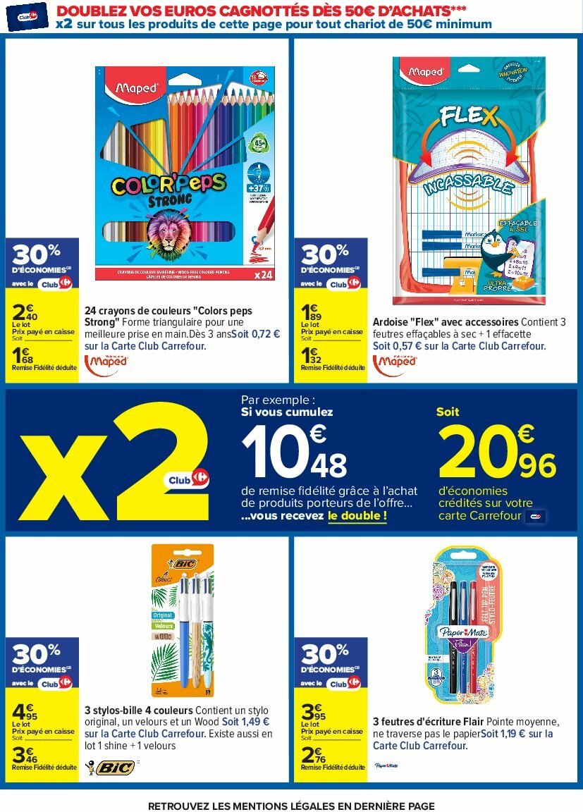 carrefour - Catalogue Carrefour valable du 05/08 au 18/08 - page: 49
