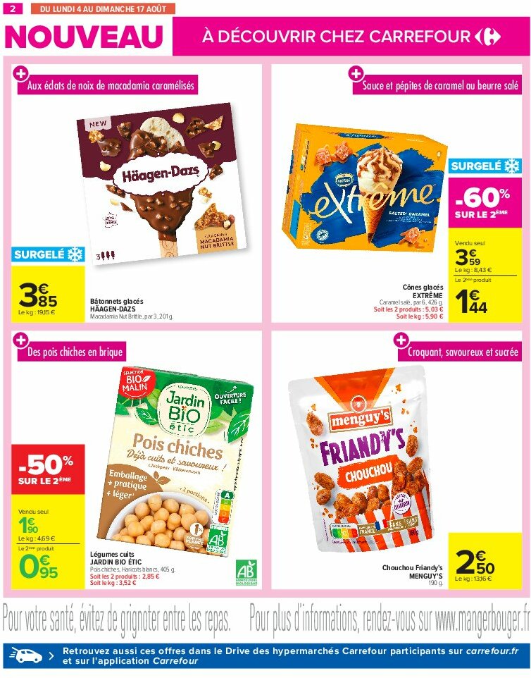 carrefour - Catalogue Carrefour - Les Nouveautés Votre Sélection À Ne Pas Manquer ! valable du 04/08 au 17/08 - page: 2