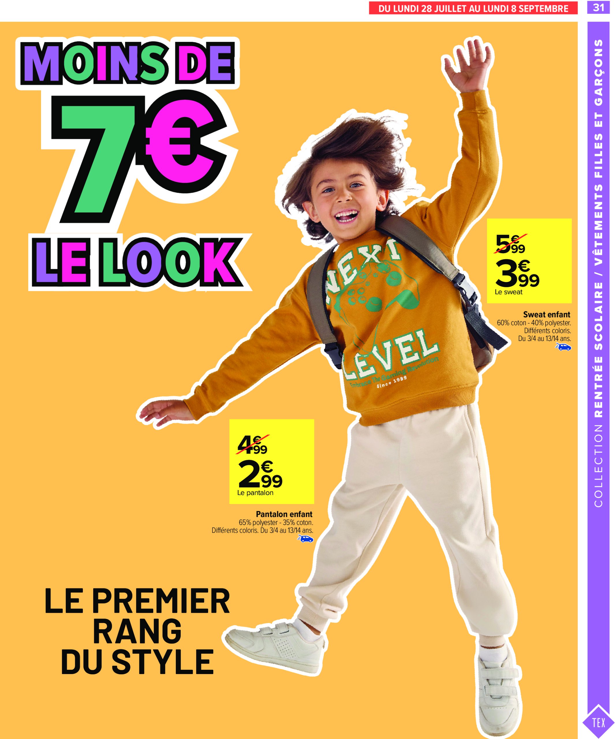 carrefour - Catalogue Carrefour - La Rentrée de Tous les Records valable du 29/07 au 11/08 - page: 33