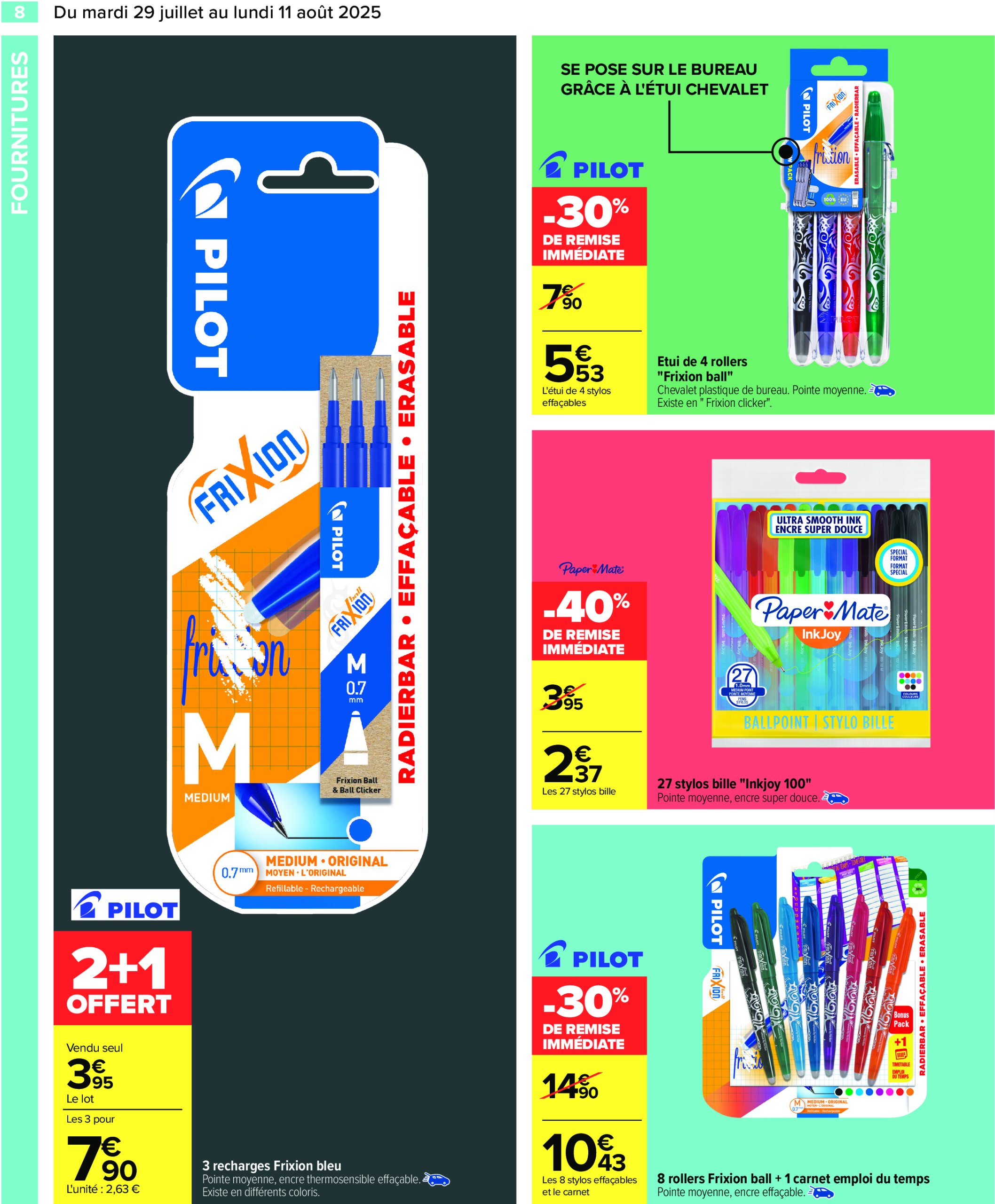 carrefour - Catalogue Carrefour - La Rentrée de Tous les Records valable du 29/07 au 11/08 - page: 10