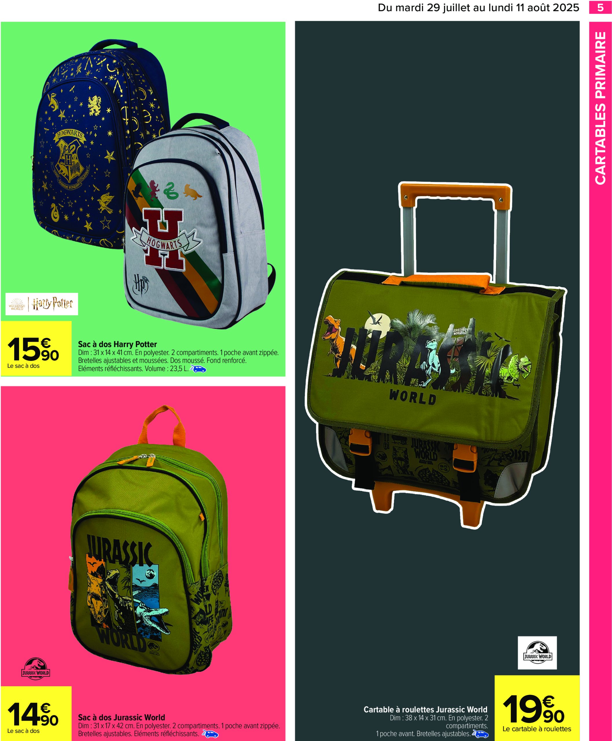 carrefour - Catalogue Carrefour - La Rentrée de Tous les Records valable du 29/07 au 11/08 - page: 7