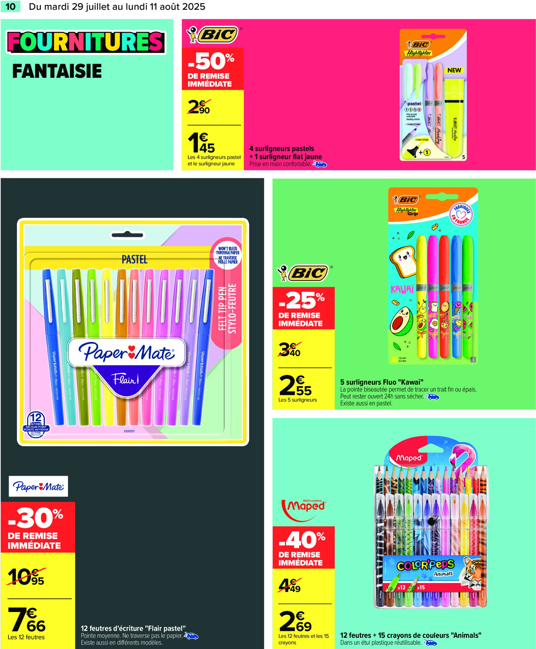 carrefour - Catalogue Carrefour - La Rentrée de Tous les Records valable du 29/07 au 11/08 - page: 12