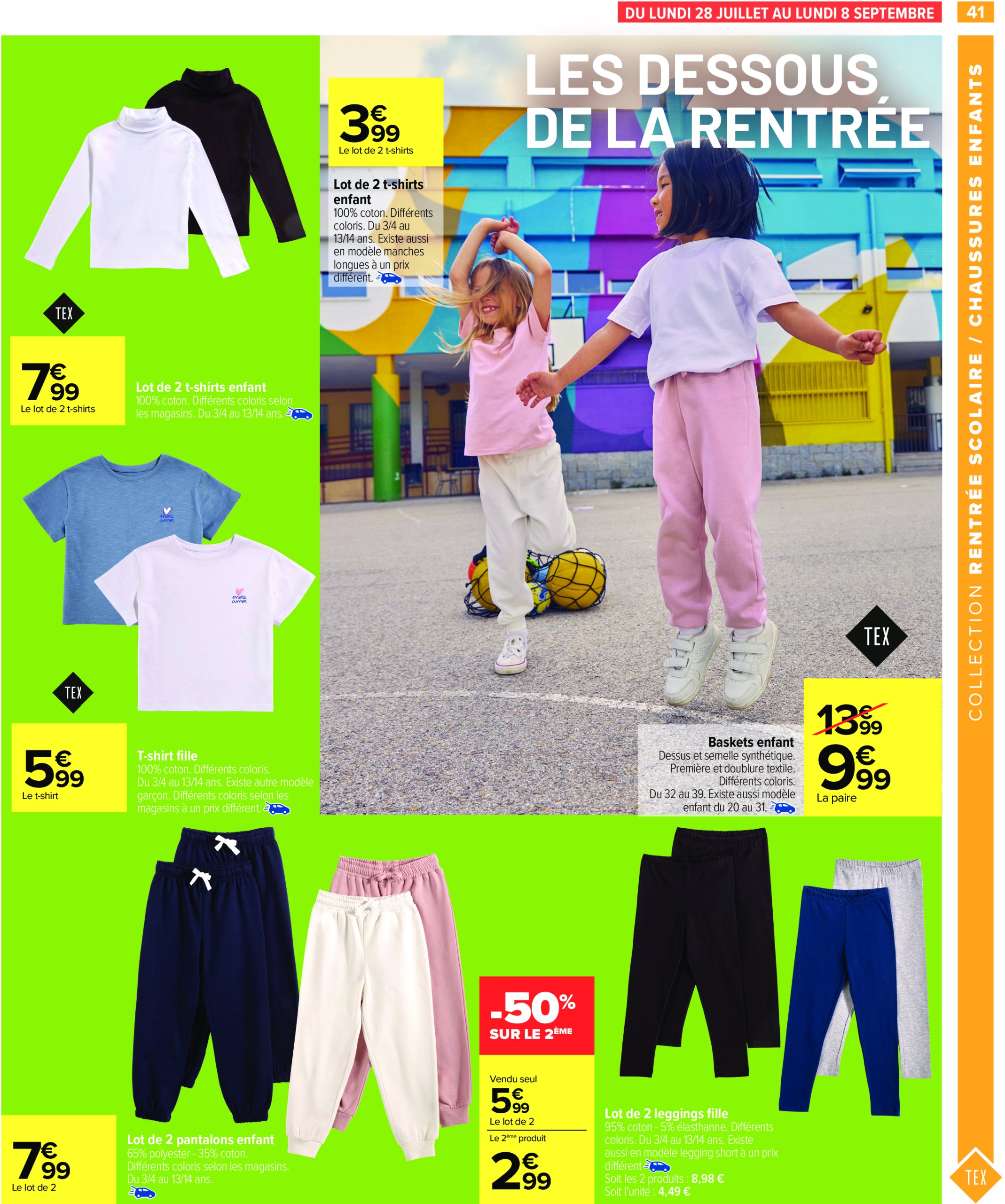 carrefour - Catalogue Carrefour - La Rentrée de Tous les Records valable du 29/07 au 11/08 - page: 43