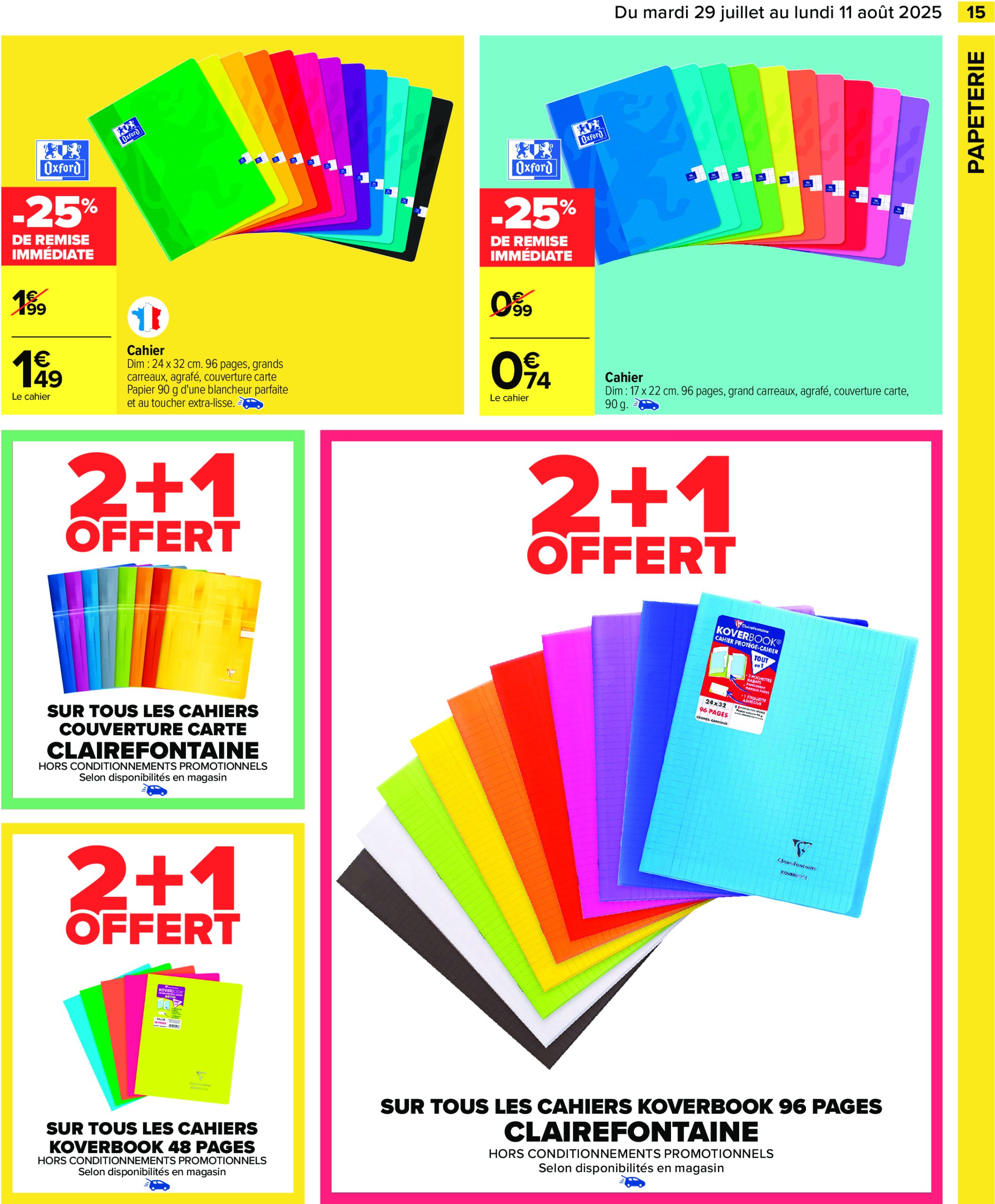 carrefour - Catalogue Carrefour - La Rentrée de Tous les Records valable du 29/07 au 11/08 - page: 17