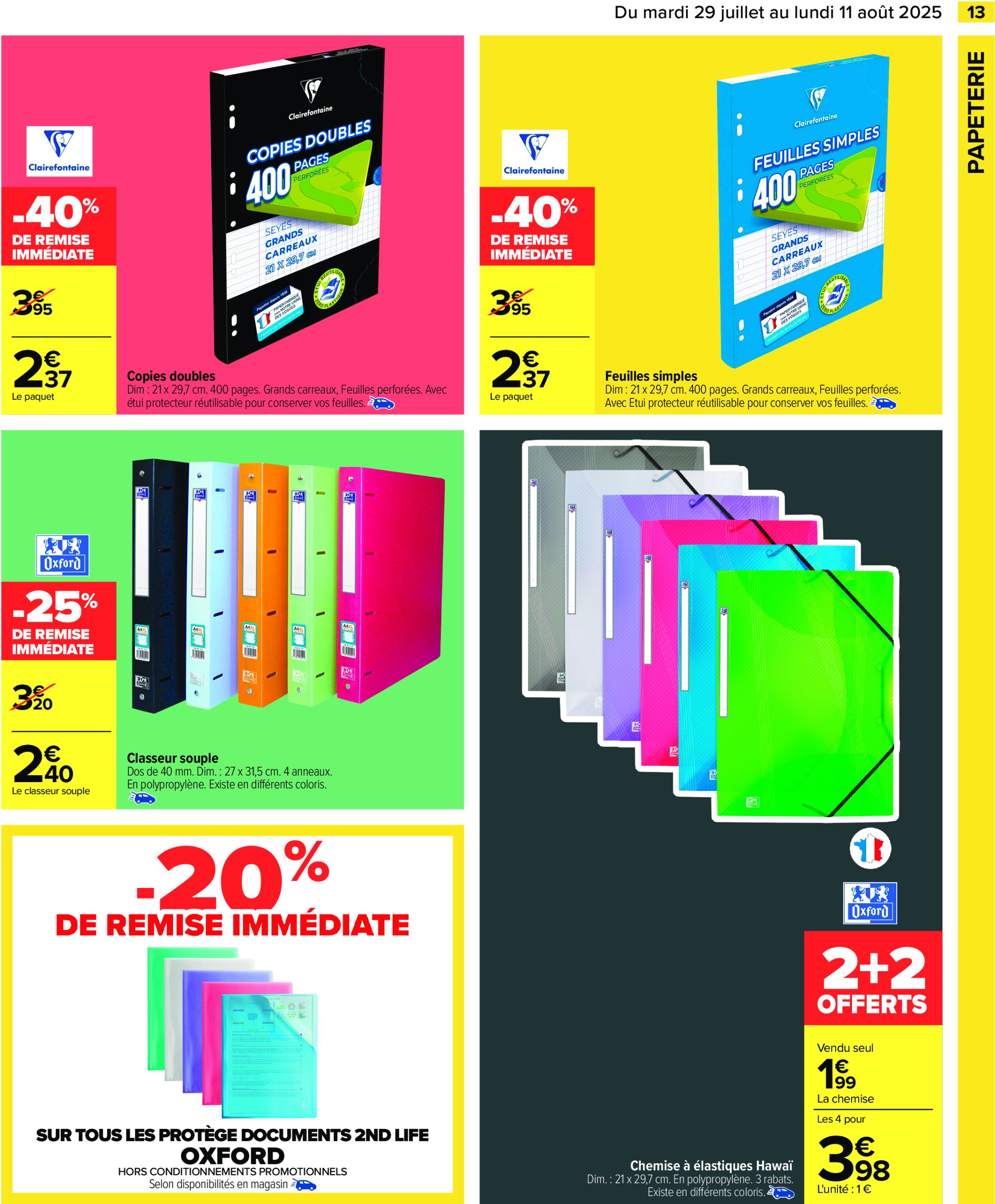 carrefour - Catalogue Carrefour - La Rentrée de Tous les Records valable du 29/07 au 11/08 - page: 15