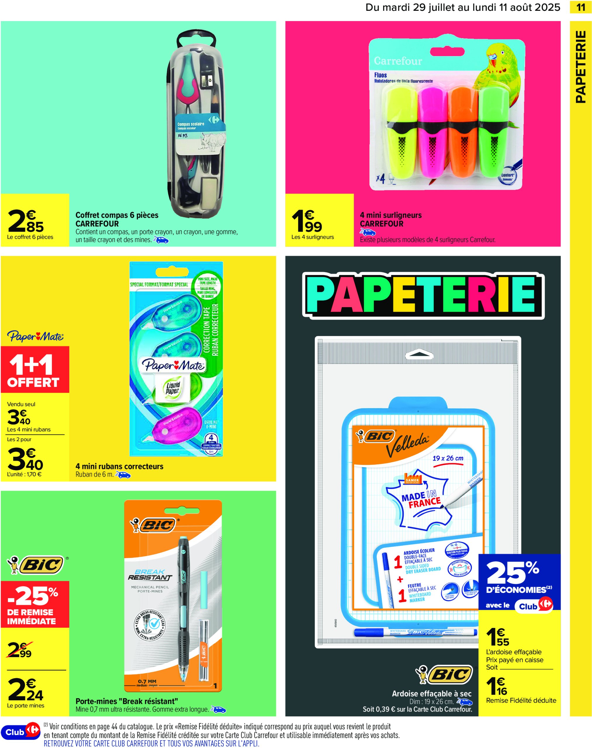 carrefour - Catalogue Carrefour - La Rentrée de Tous les Records valable du 29/07 au 11/08 - page: 13