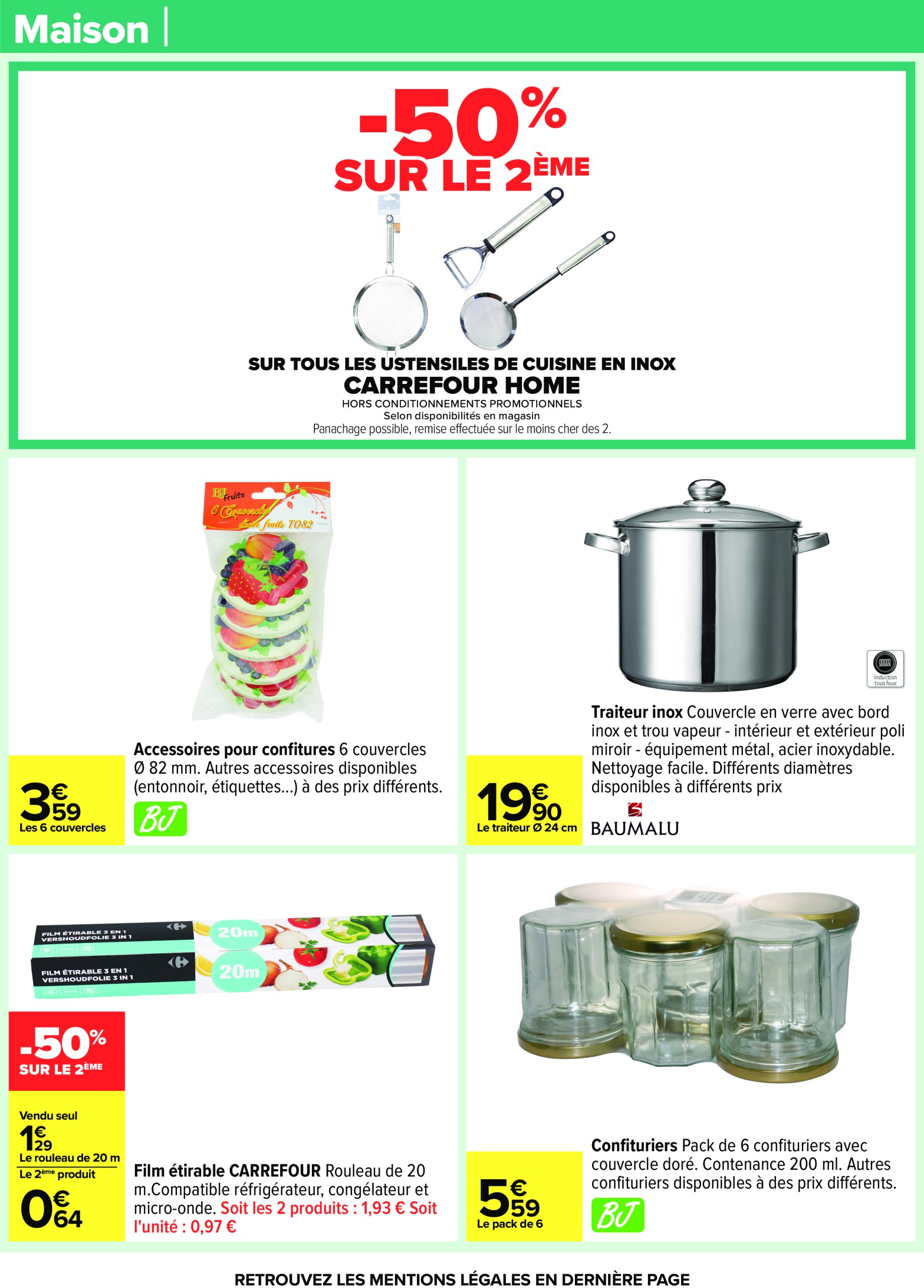 carrefour - Catalogue Carrefour valable du 29/07 au 11/08 - page: 61 carrefour - Catalogue Carrefour valable du 29/07 au 11/08 - page: 61
