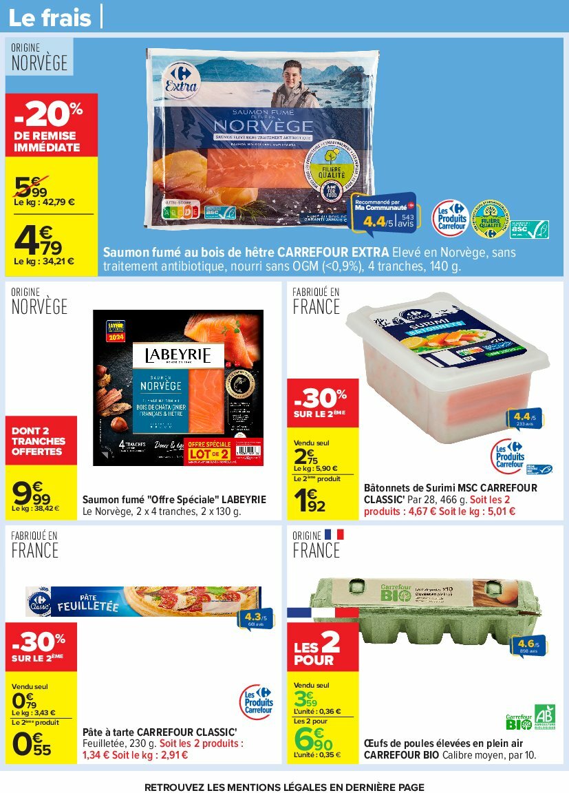 carrefour - Catalogue Carrefour valable du 12/08 au 25/08 - page: 23
