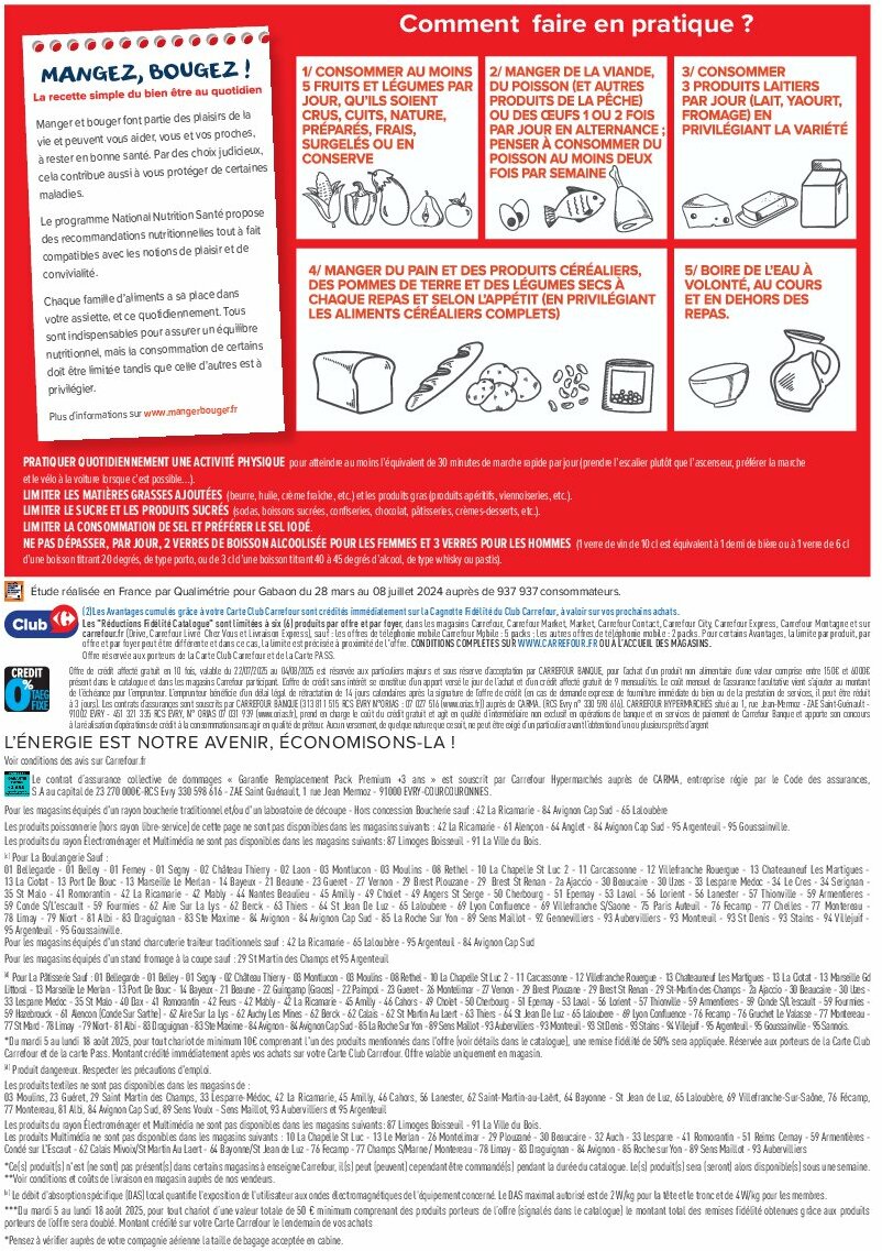 carrefour - Catalogue Carrefour valable du 12/08 au 25/08 - page: 68