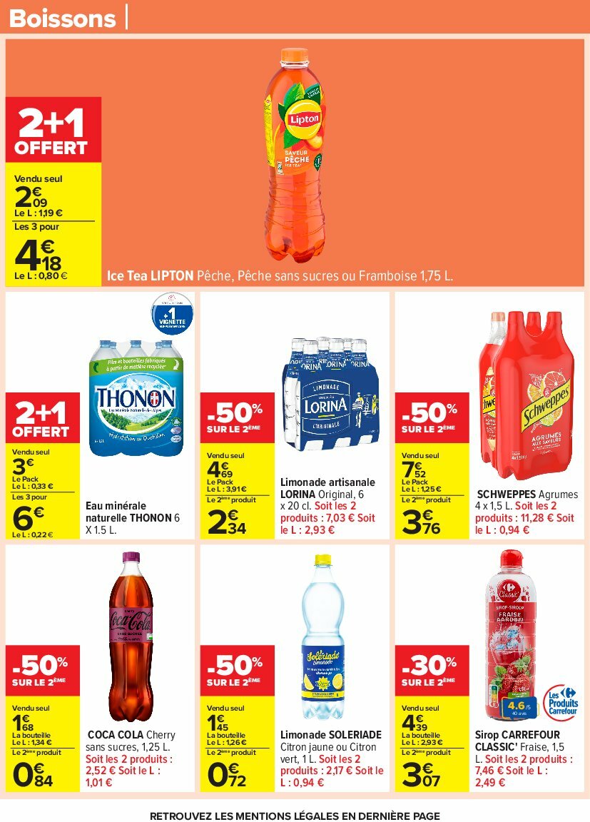 carrefour - Catalogue Carrefour valable du 12/08 au 25/08 - page: 40