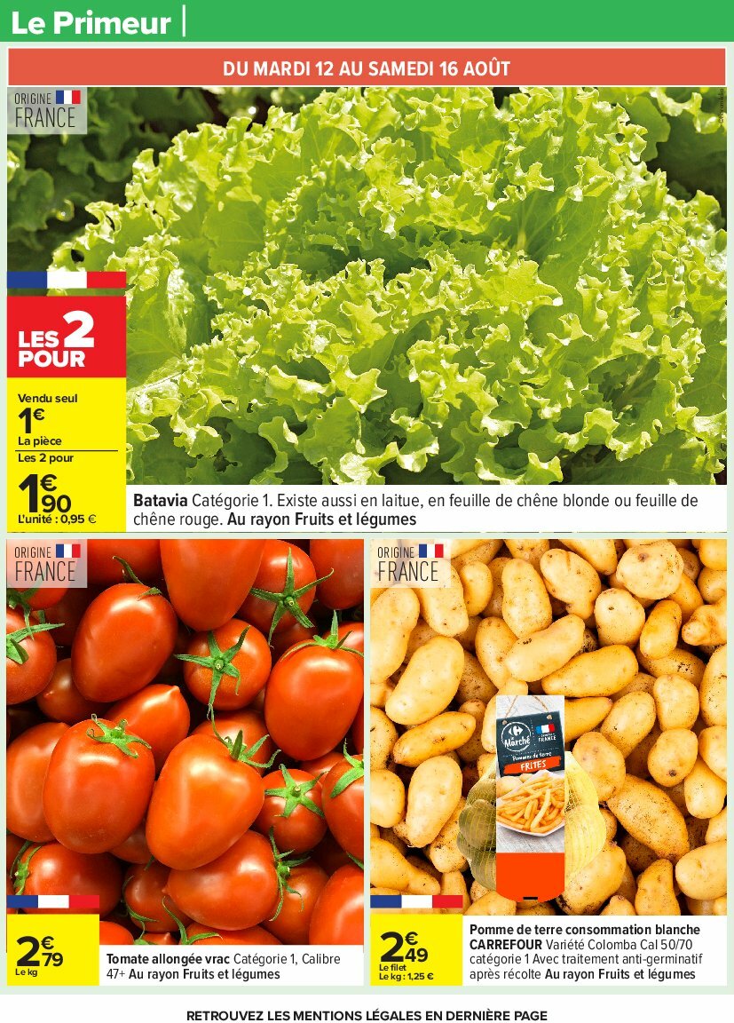 carrefour - Catalogue Carrefour valable du 12/08 au 25/08 - page: 35