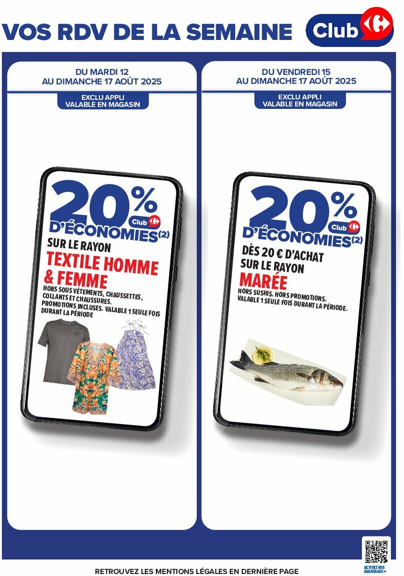 carrefour - Catalogue Carrefour valable du 12/08 au 25/08 - page: 4