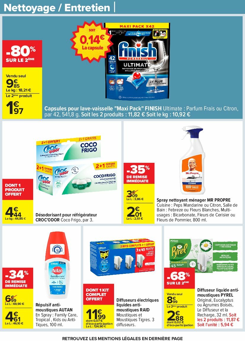 carrefour - Catalogue Carrefour valable du 12/08 au 25/08 - page: 46