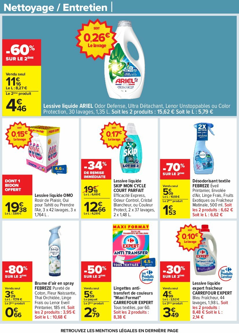 carrefour - Catalogue Carrefour valable du 12/08 au 25/08 - page: 45