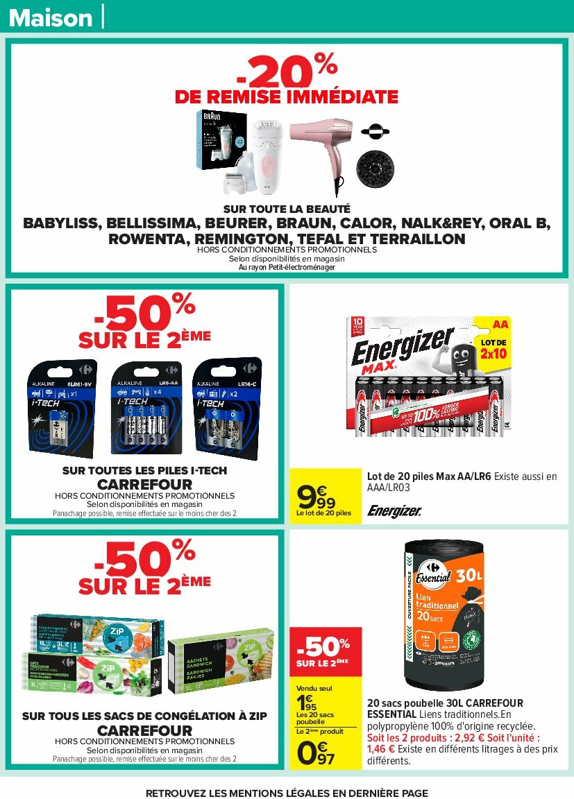 carrefour - Catalogue Carrefour valable du 12/08 au 25/08 - page: 57