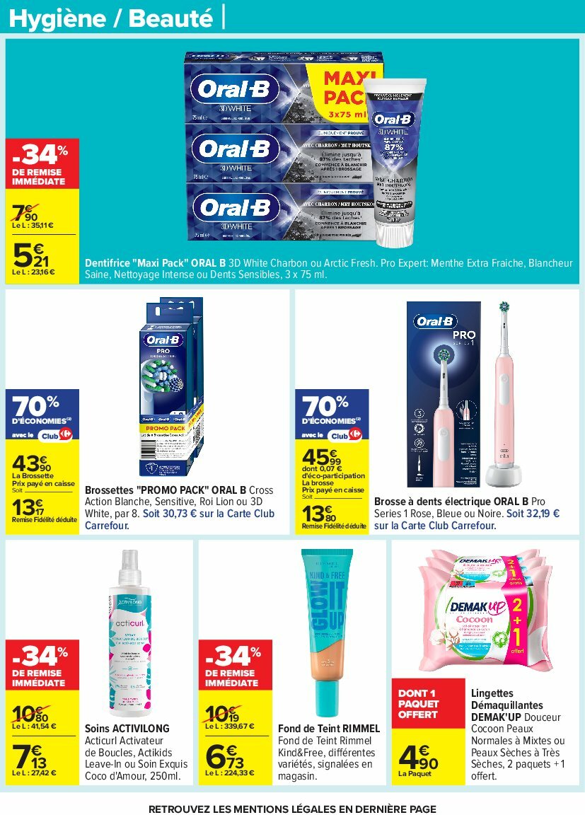 carrefour - Catalogue Carrefour valable du 12/08 au 25/08 - page: 48