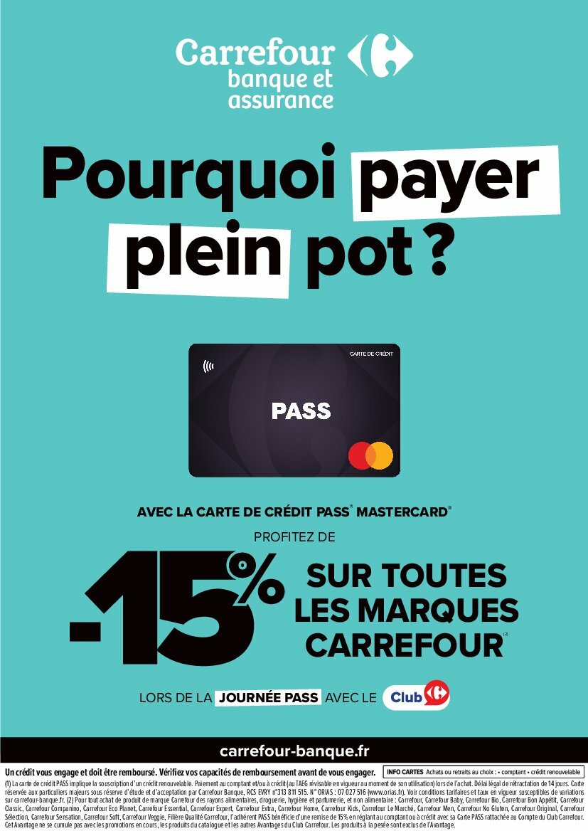 carrefour - Catalogue Carrefour valable du 12/08 au 25/08 - page: 66